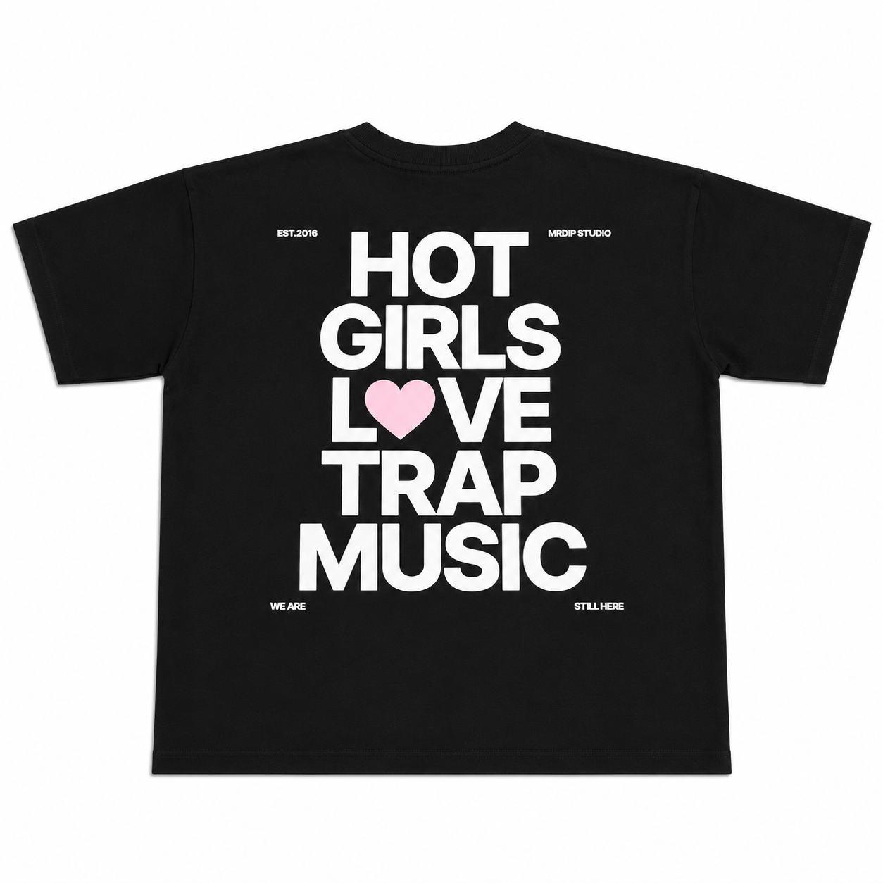 MRDIP - TEE HOT GIRL - NERO
