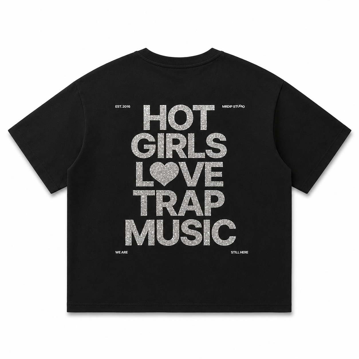 MRDIP - TEE HOT GIRLS GLITTER - GLITTER