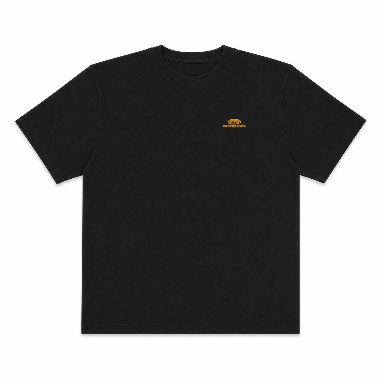 PROPAGANDA - TEE LOGO PLANET - NERO