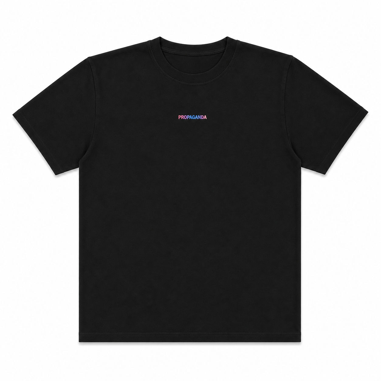 PROPAGANDA - TEE RIBS GRADIENT - NERO