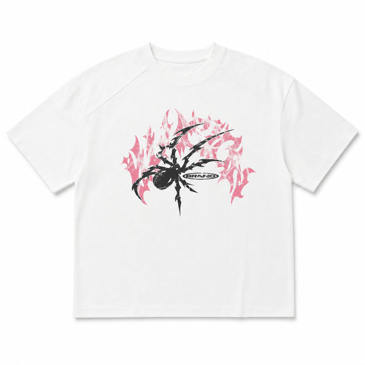 NO BRAND - T-SHIRT 4071R - BIANCO