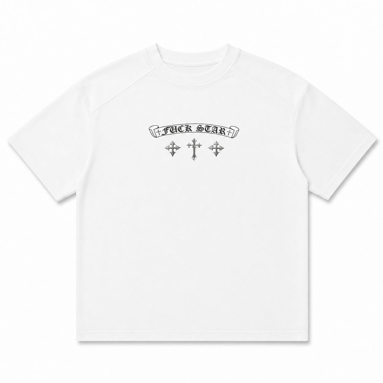 NO BRAND - T-SHIRT 41115 - BIANCO