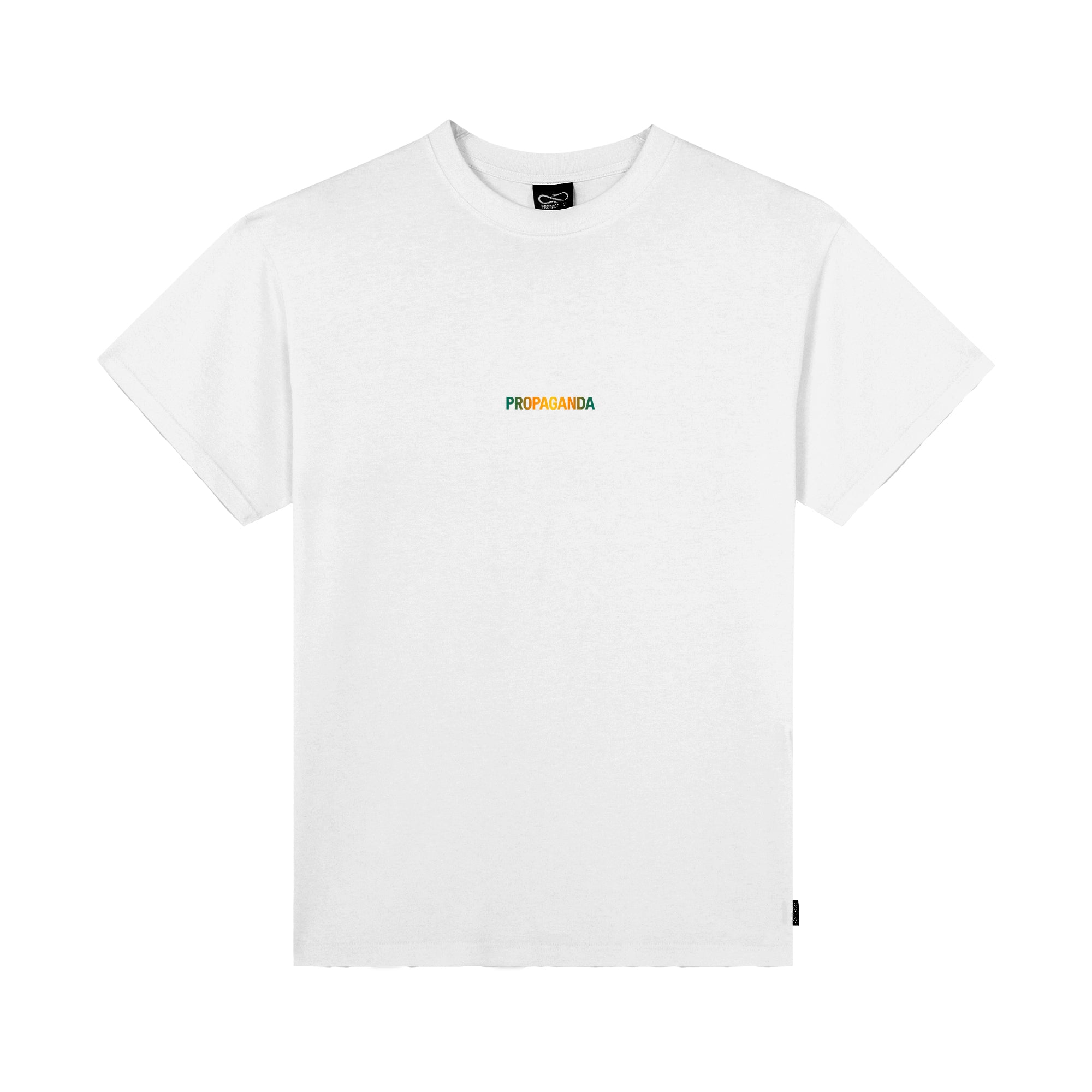 PROPAGANDA - T-SHIRT RIBS GRADIENT - BIANCO