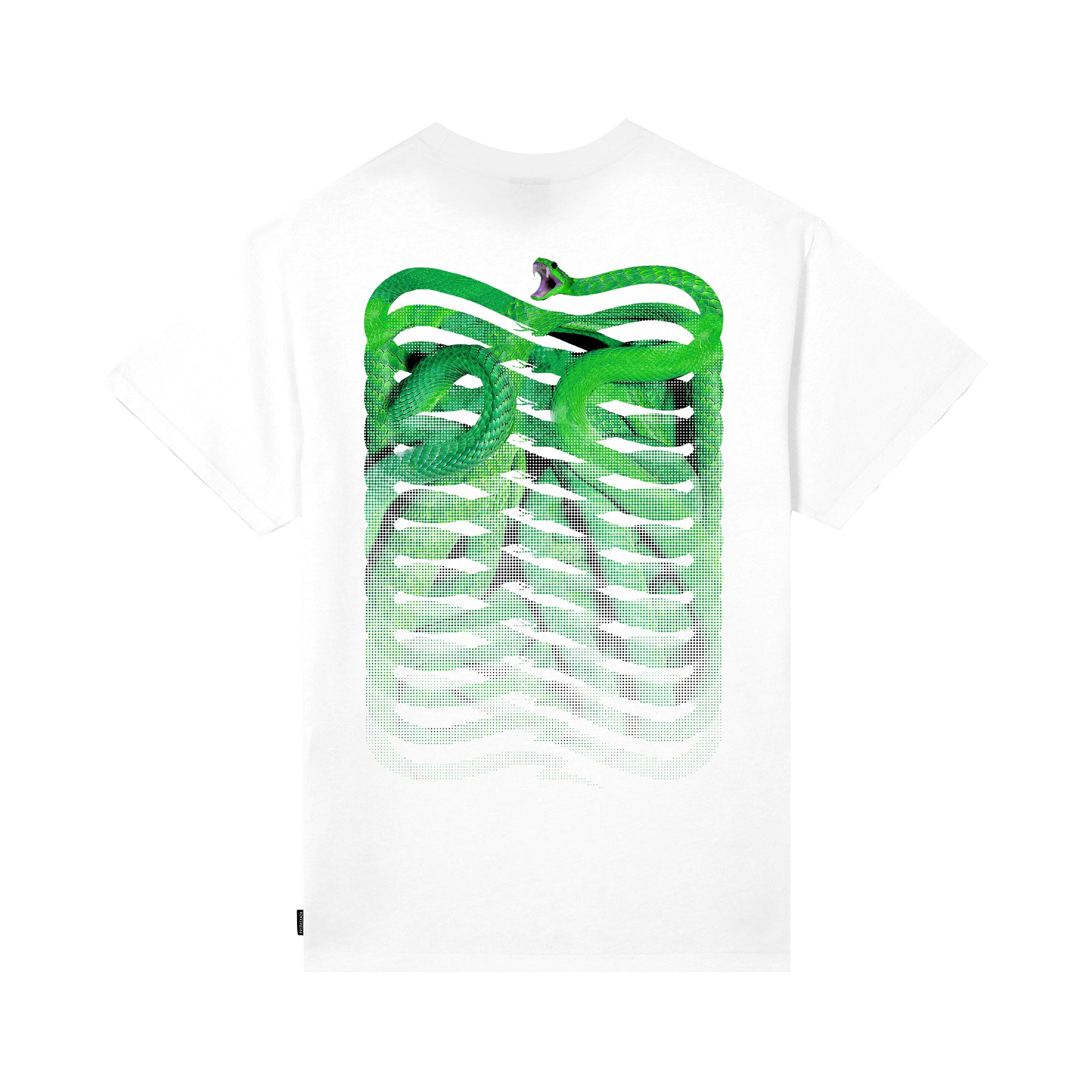 PROPAGANDA - T-SHIRT RIBS SNAKE - BIANCO