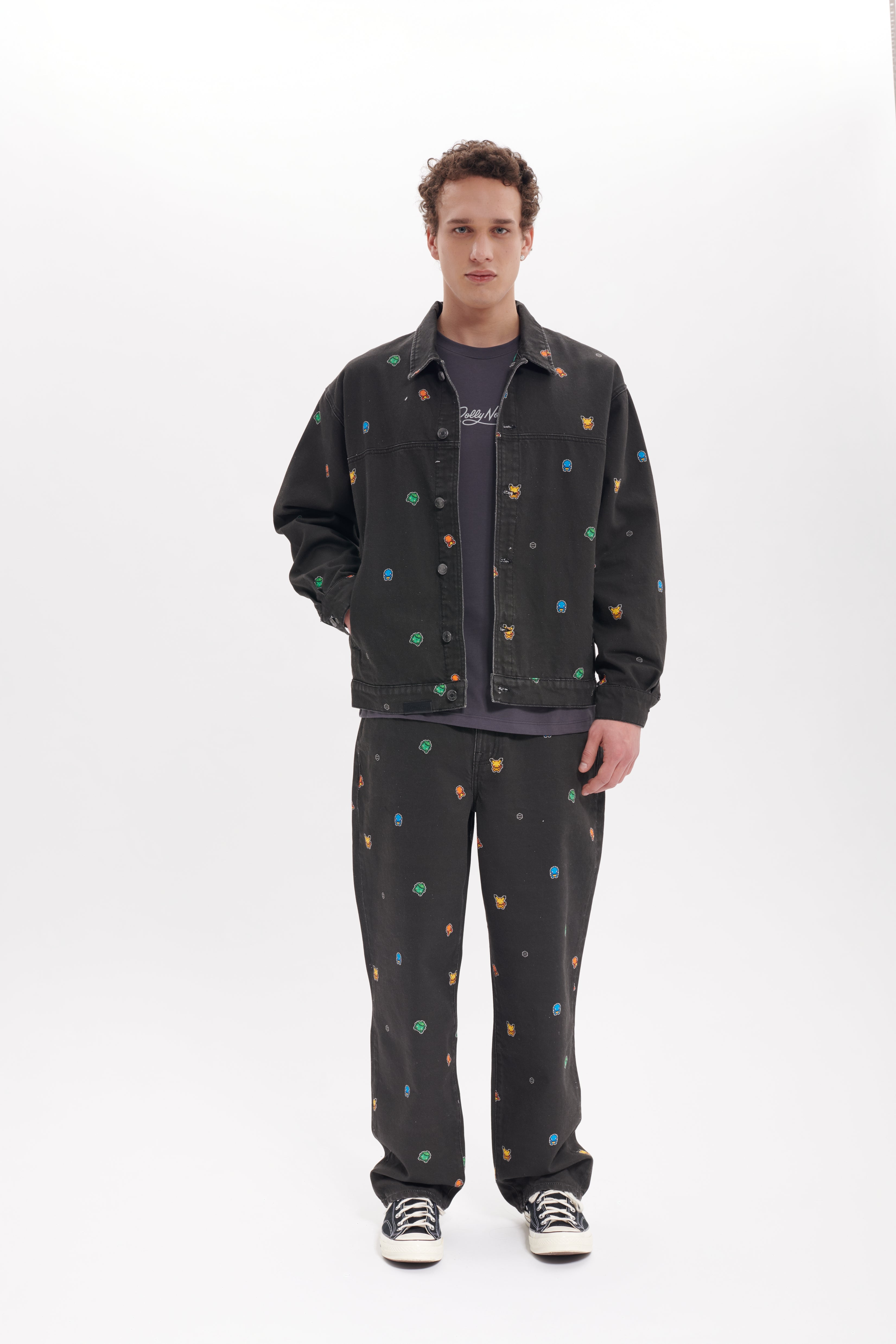 DOLLY NOIRE - JKT STARTER PATTERN LOOSE - NERO