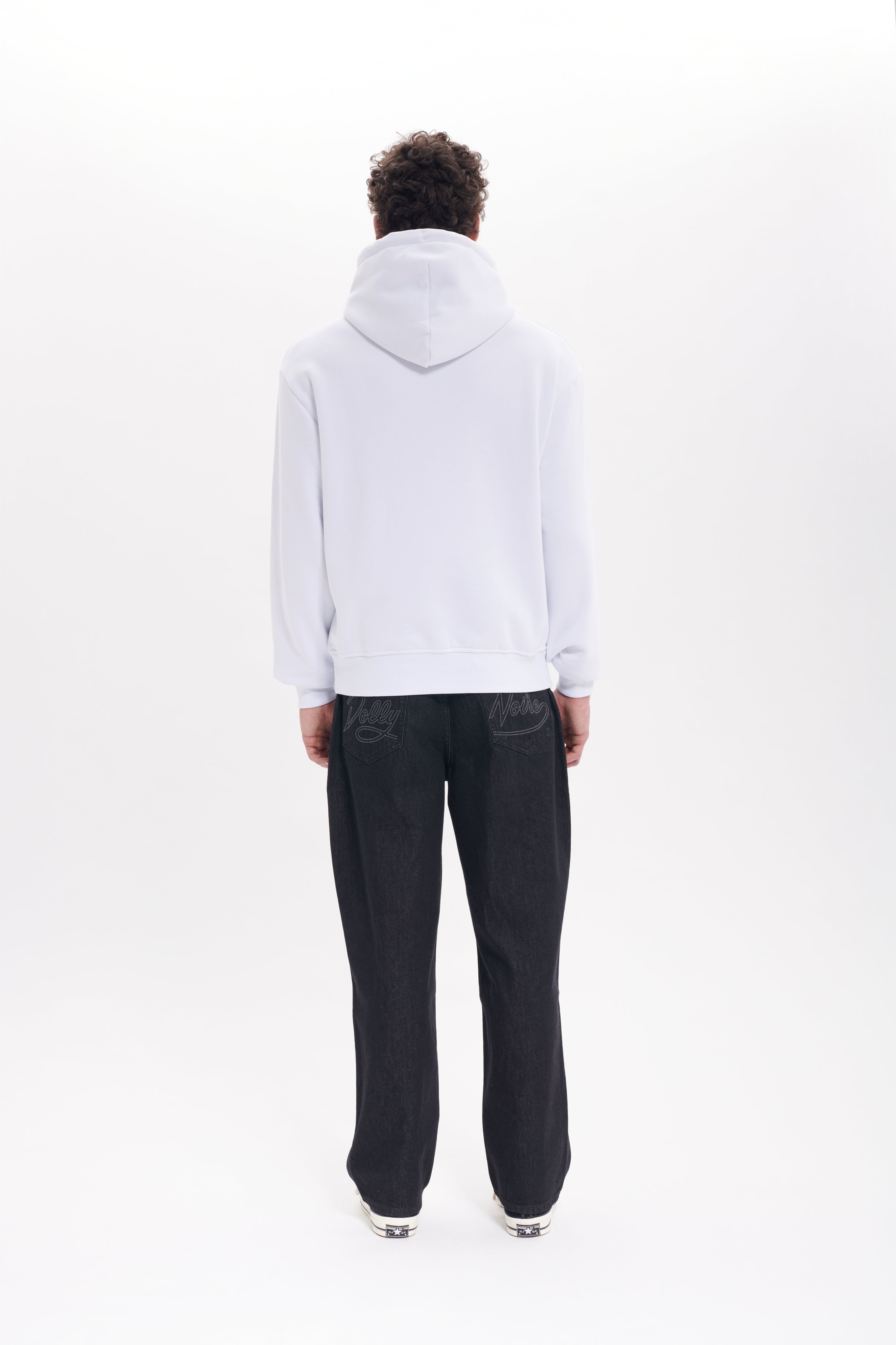 DOLLY NOIRE - HOODIE SLEEPY SNORLAX - BIANCO