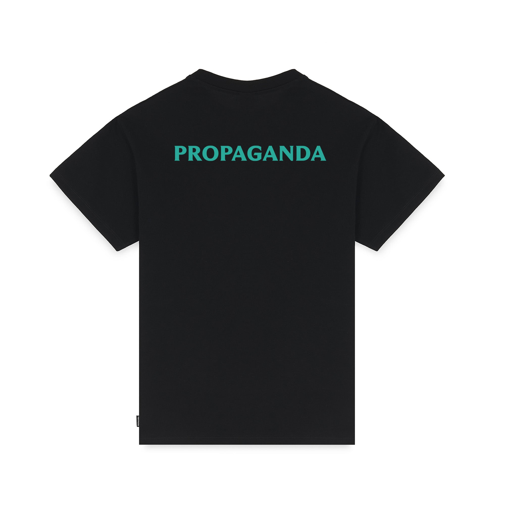 PROPAGANDA - T-SHIRT LOGO FIRE - NERO