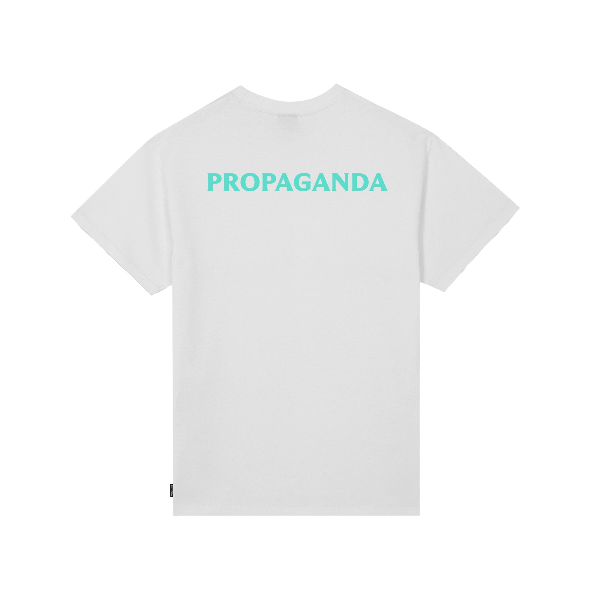 PROPAGANDA - T-SHIRT LOGO FIRE - BIANCO