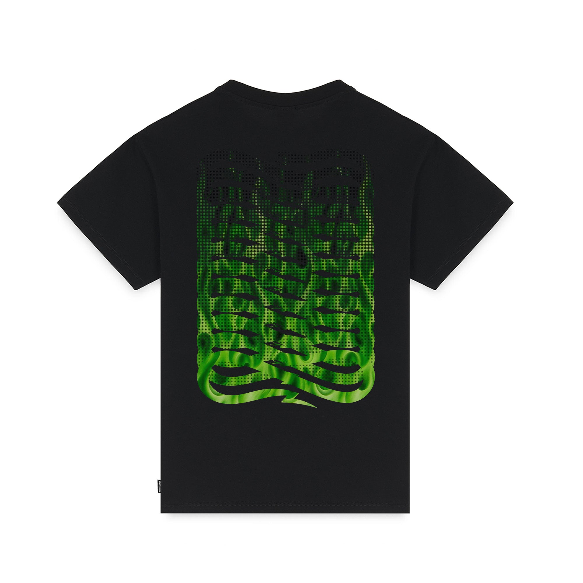 PROPAGANDA - T-SHIRT RIBS FLAME - NERO