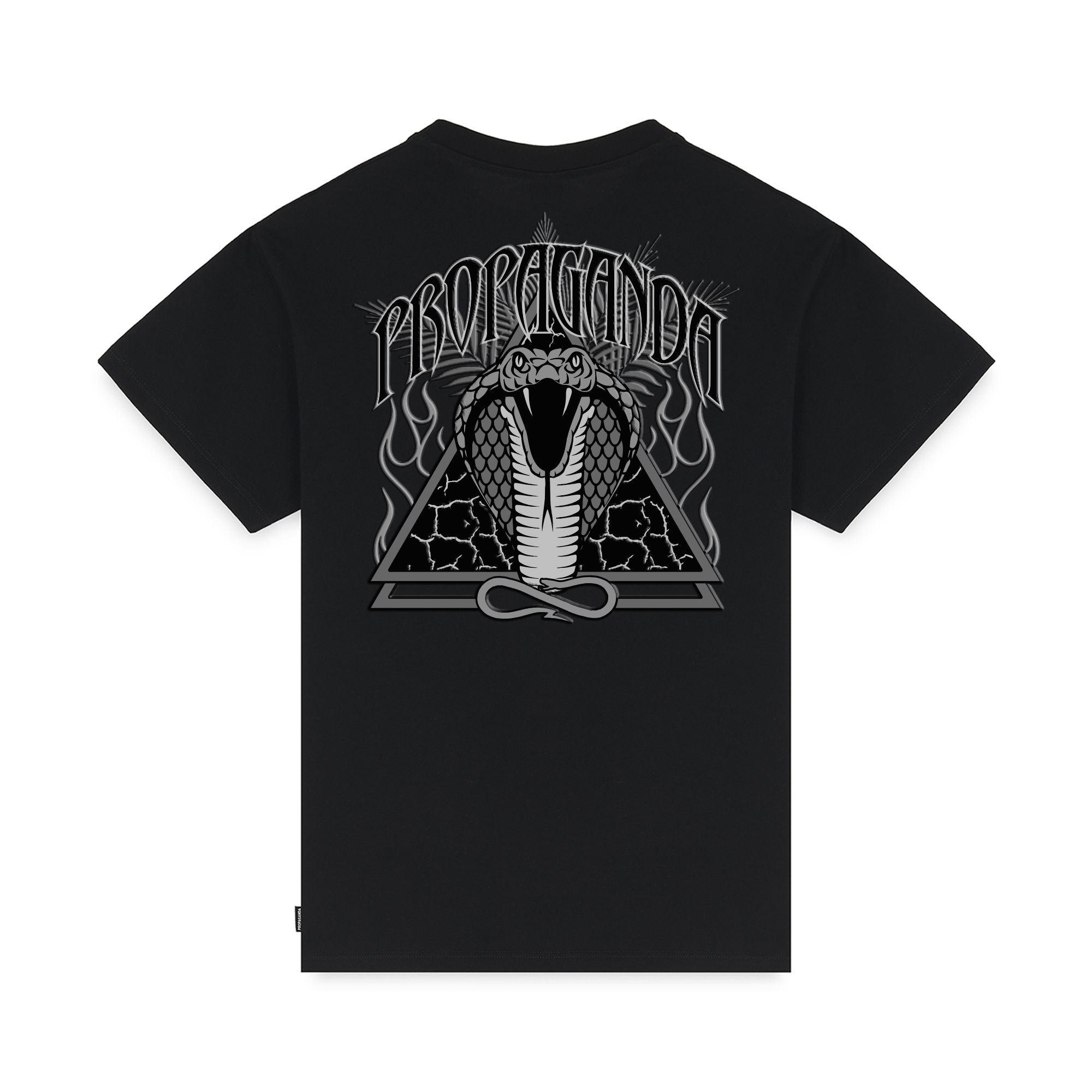 PROPAGANDA - T-SHIRT TRIANGLE COBRAH - NERO