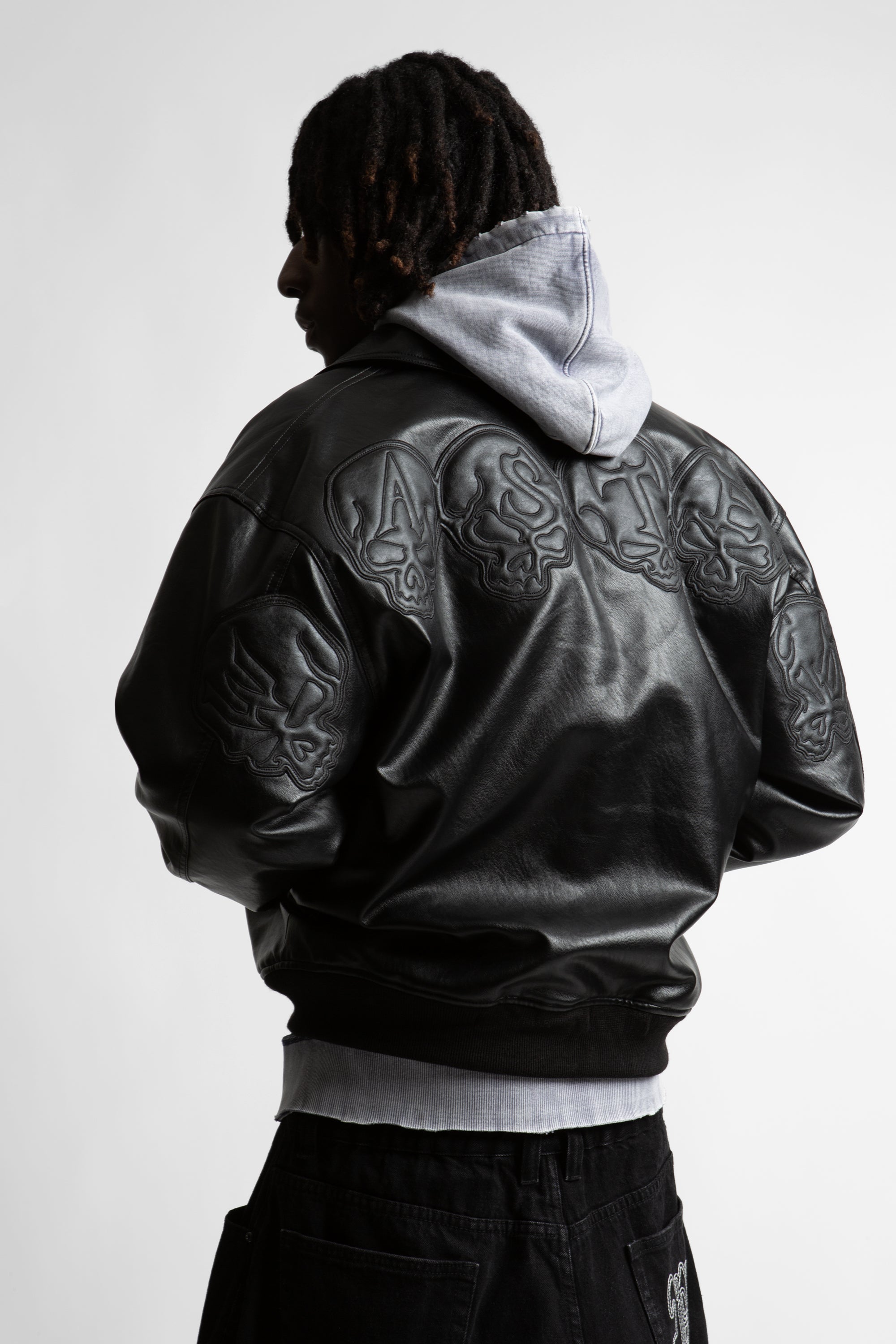 WASTED PARIS - JKT BURY VARSITY - NERO