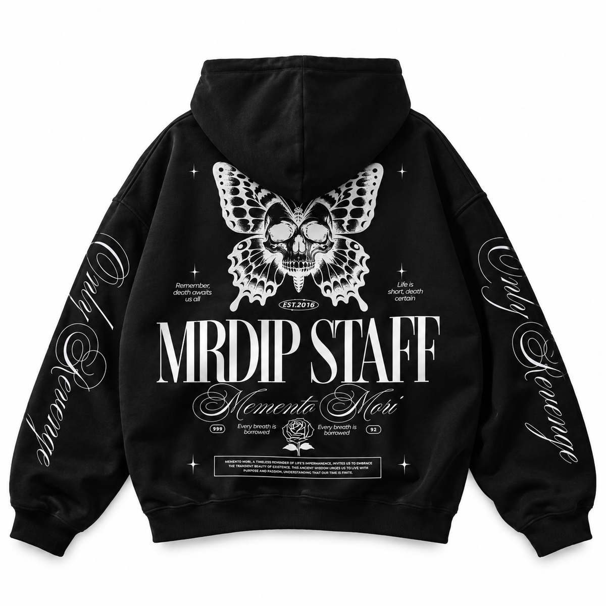 MRDIP - HOODIE STAFF - NERO
