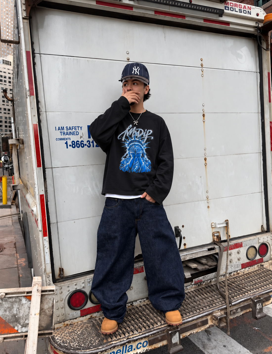 MRDIP - LONGSLEEVE NO LIBERTY - NERO