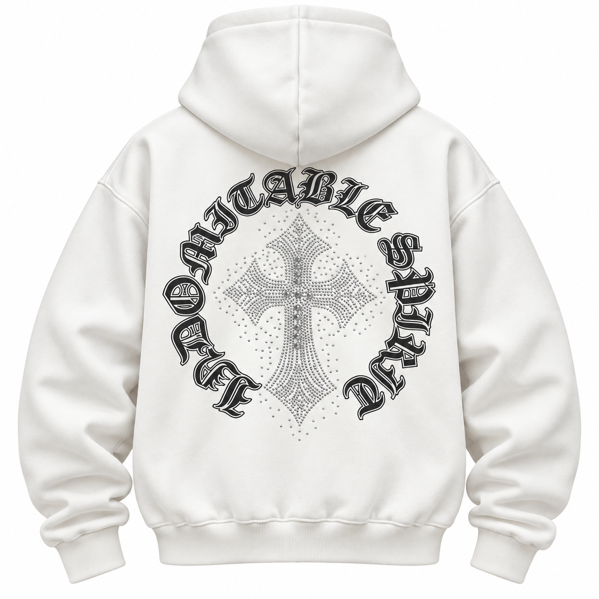 NO BRAND - FELPA 27350 - BIANCO