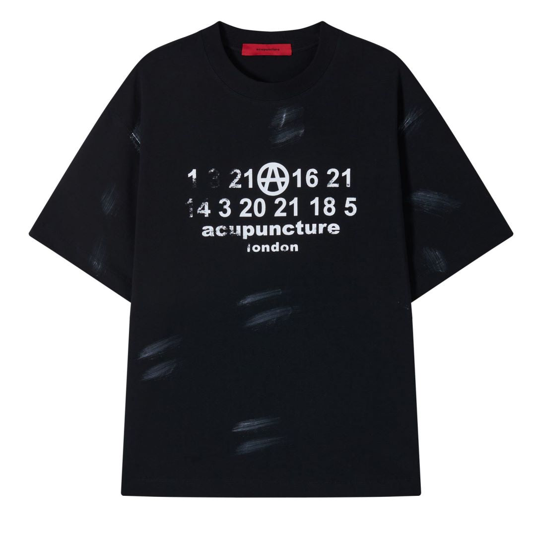 ACUPUNCTURE - T-SHIRT ACU CALENDAR - NERO