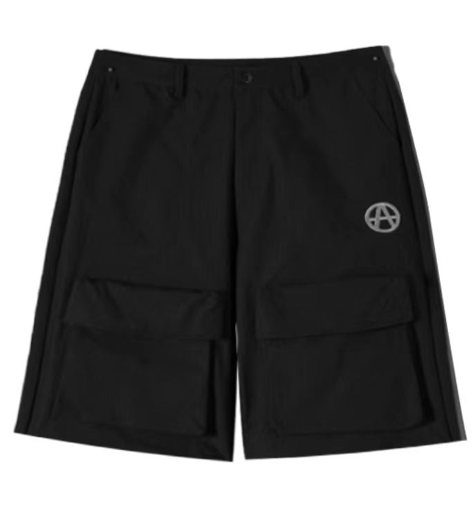 ACUPUNCTURE - SHORTS CARGO CAMO - NERO