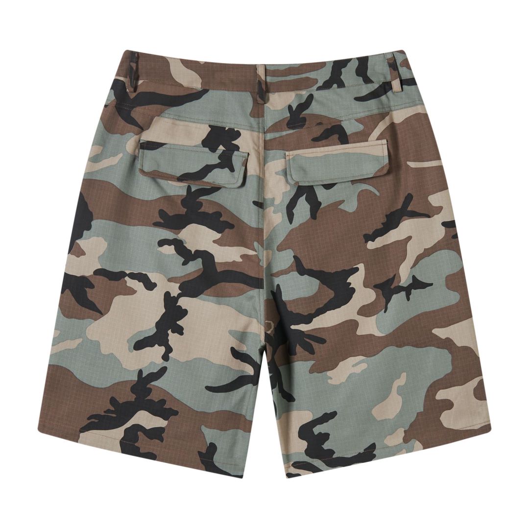 ACUPUNCTURE - SHORTS CARGO CAMO - VERDE