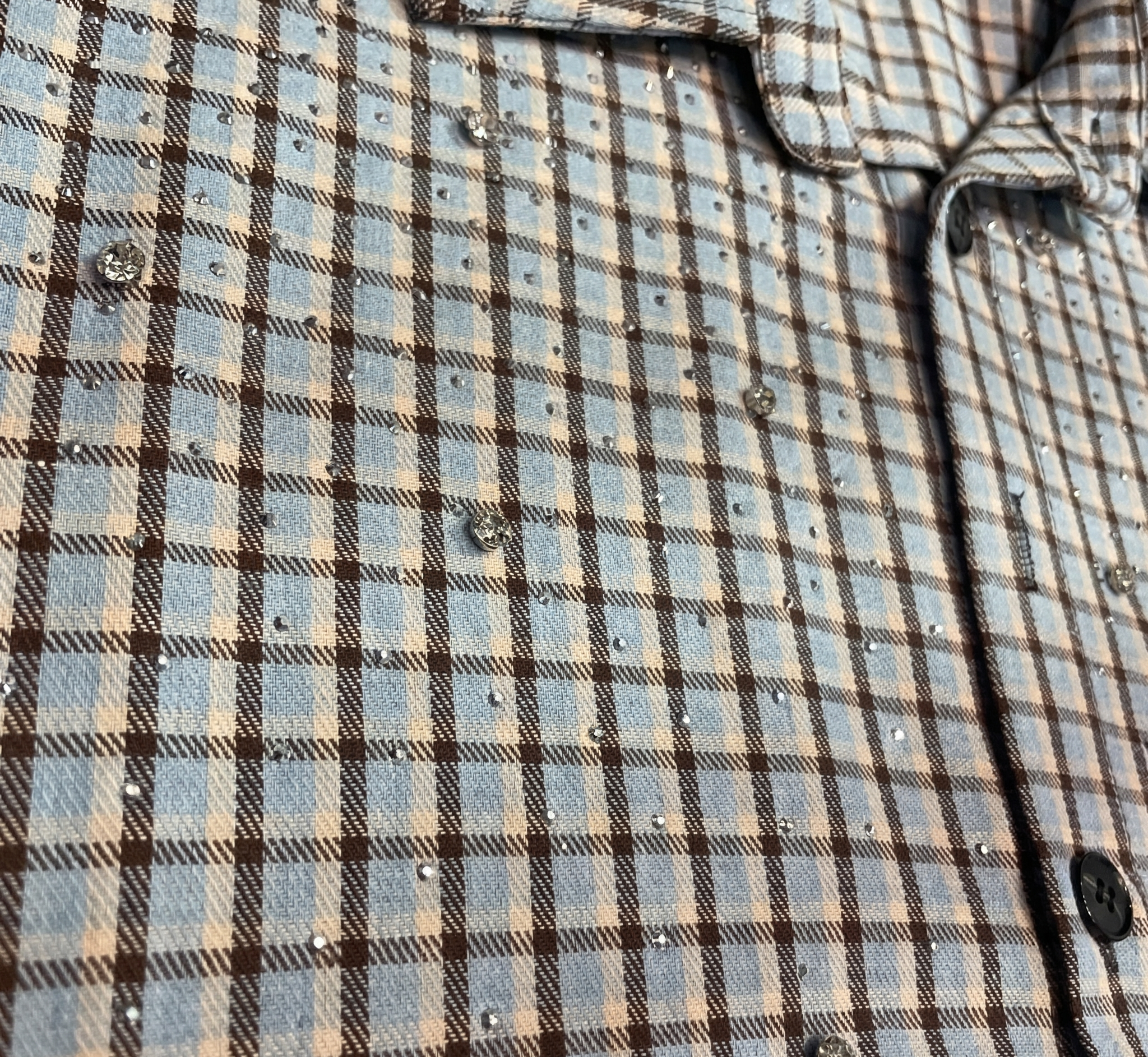 NO BRAND - CAMICIA AD1730 - CIELO