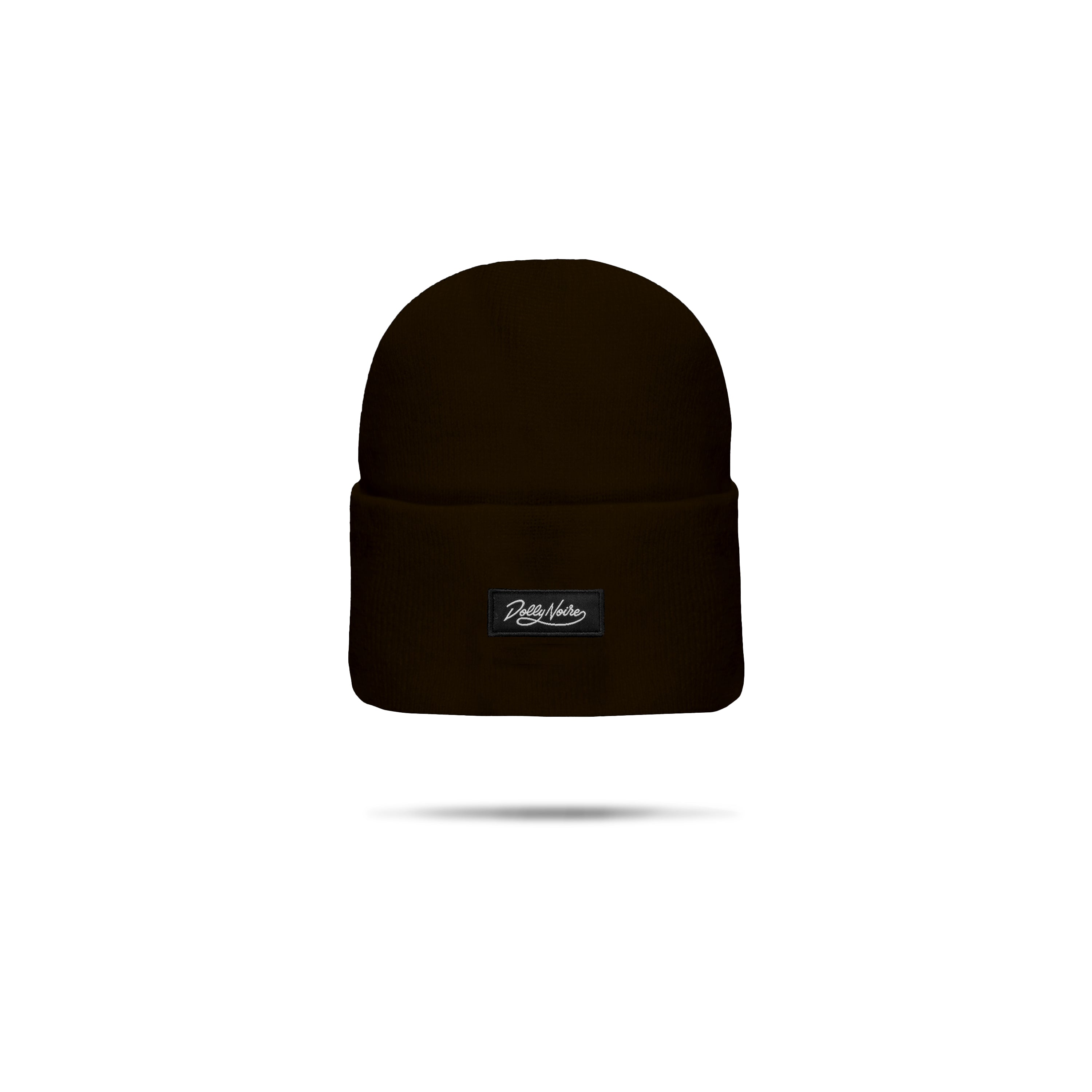 DOLLY NOIRE - LABEL BEANIE - MARRONE