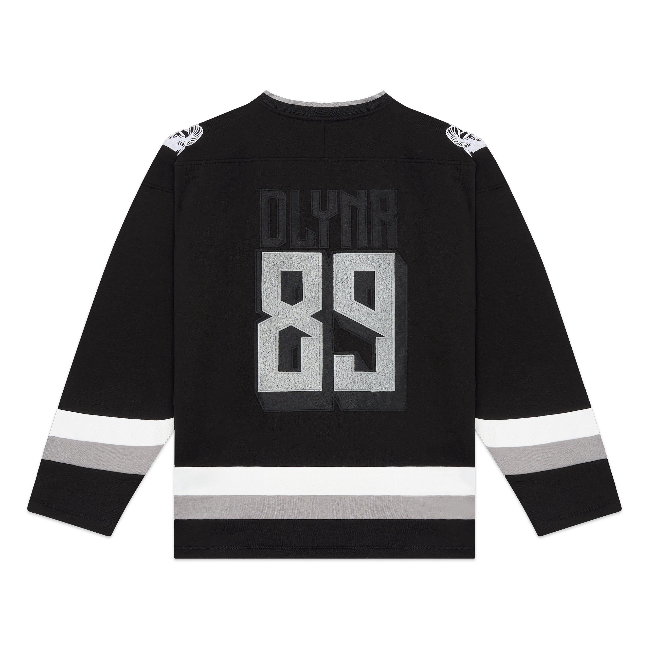 DOLLY NOIRE - GOAT HOCKEY CREWNECK - NERO