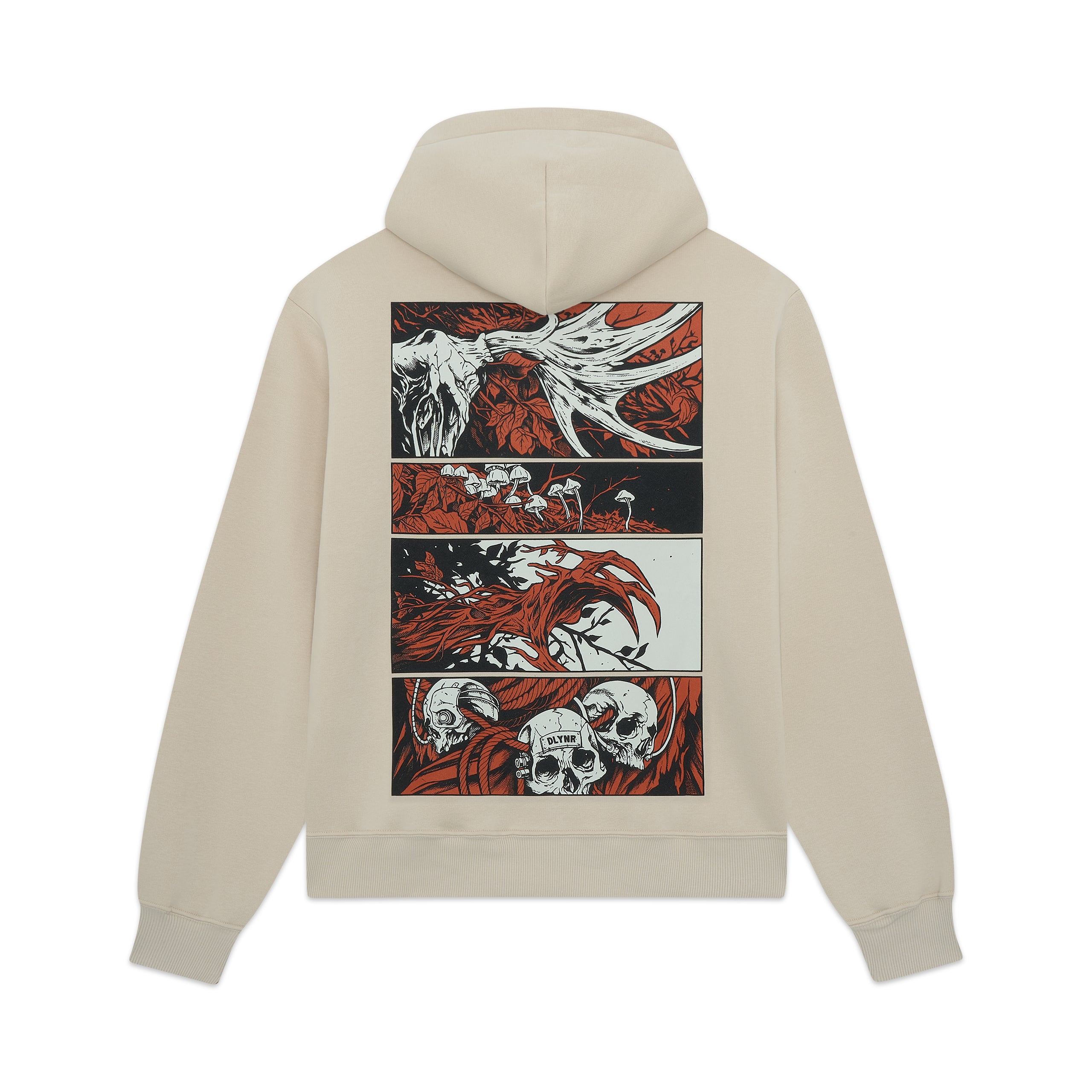 DOLLY NOIRE - LESHEN COMIC HOODIE - BEIGE