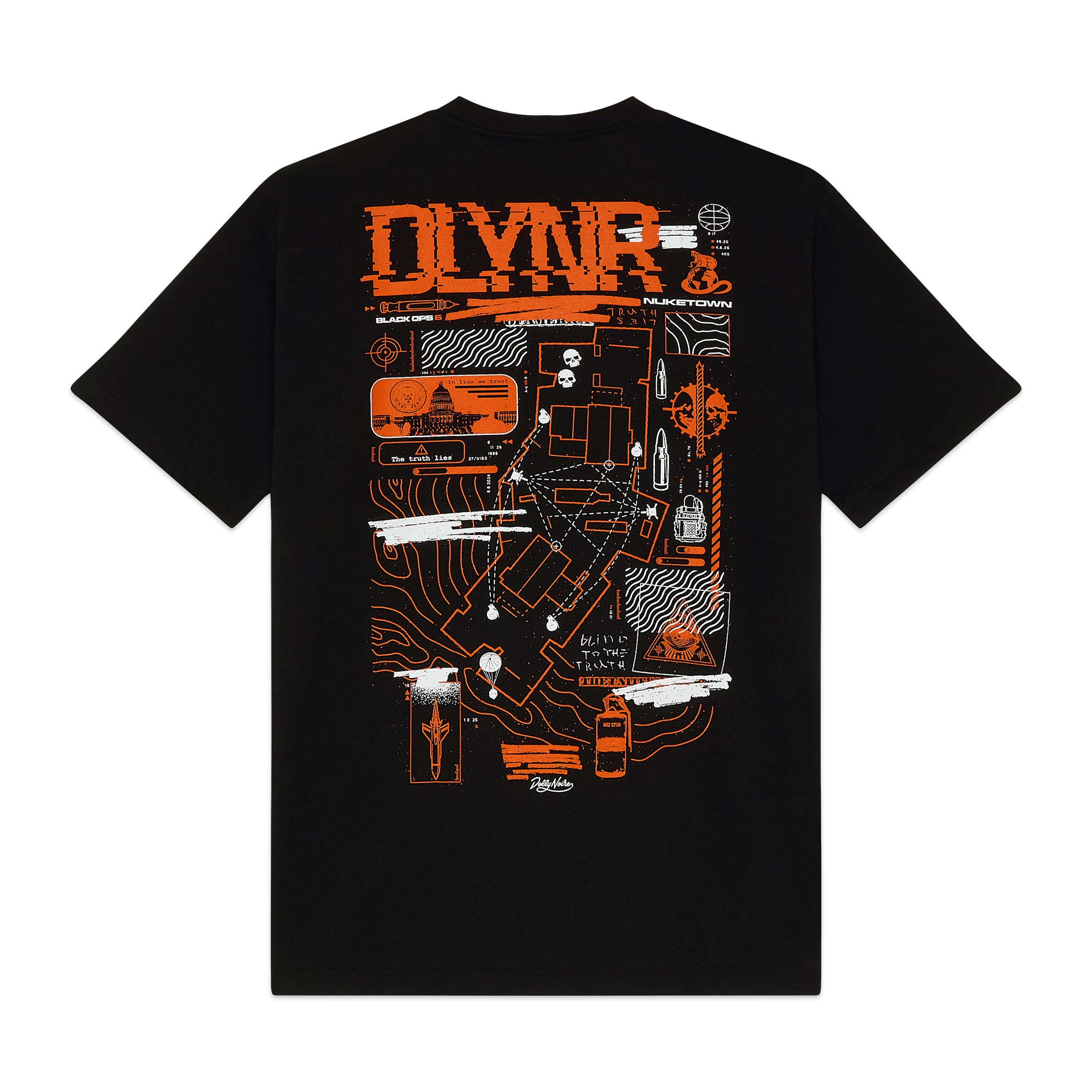 DOLLY NOIRE - T-SHIRT NUKETOWN - NERO - COD