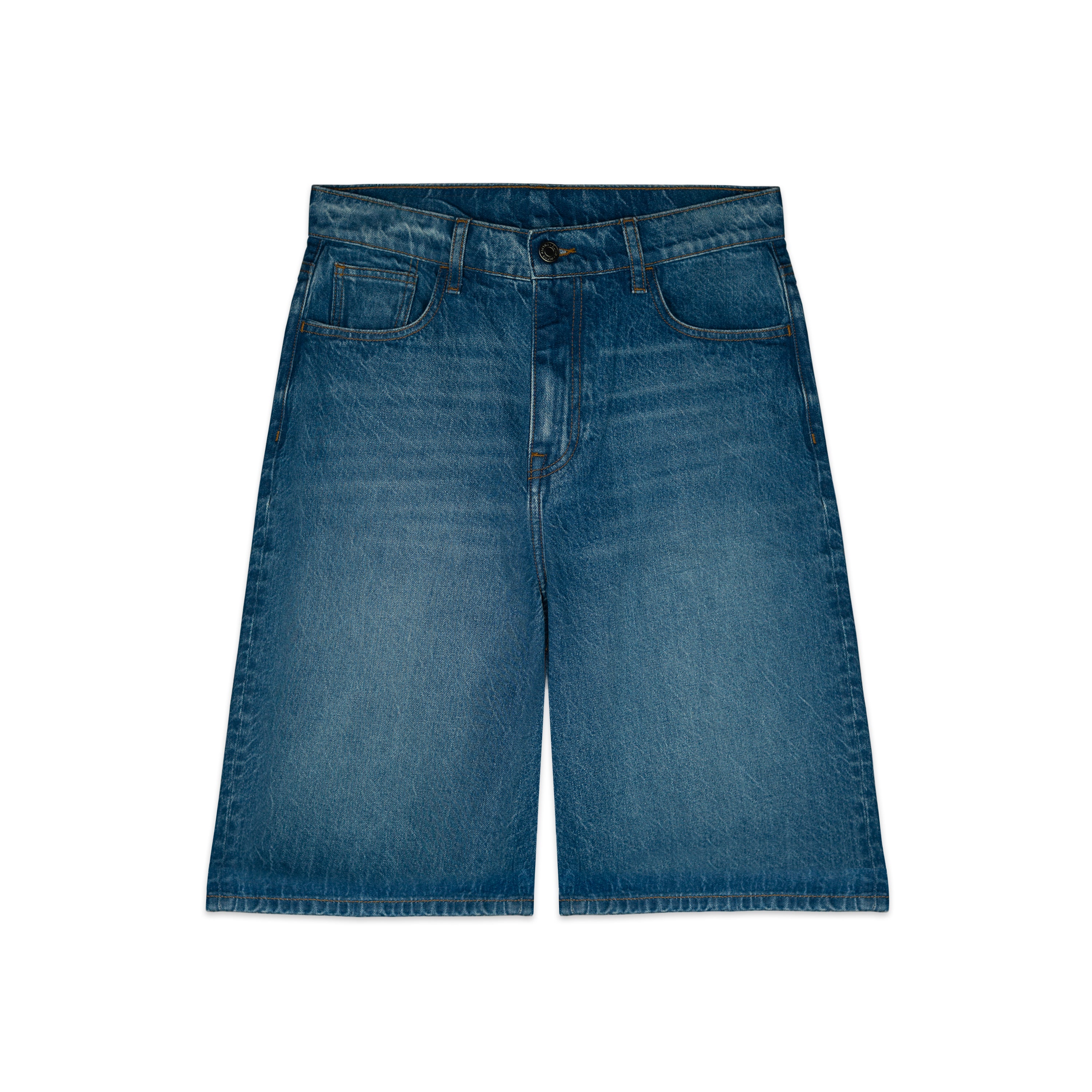 DOLLY NOIRE - BAGGY SHORTS - AZZURRO
