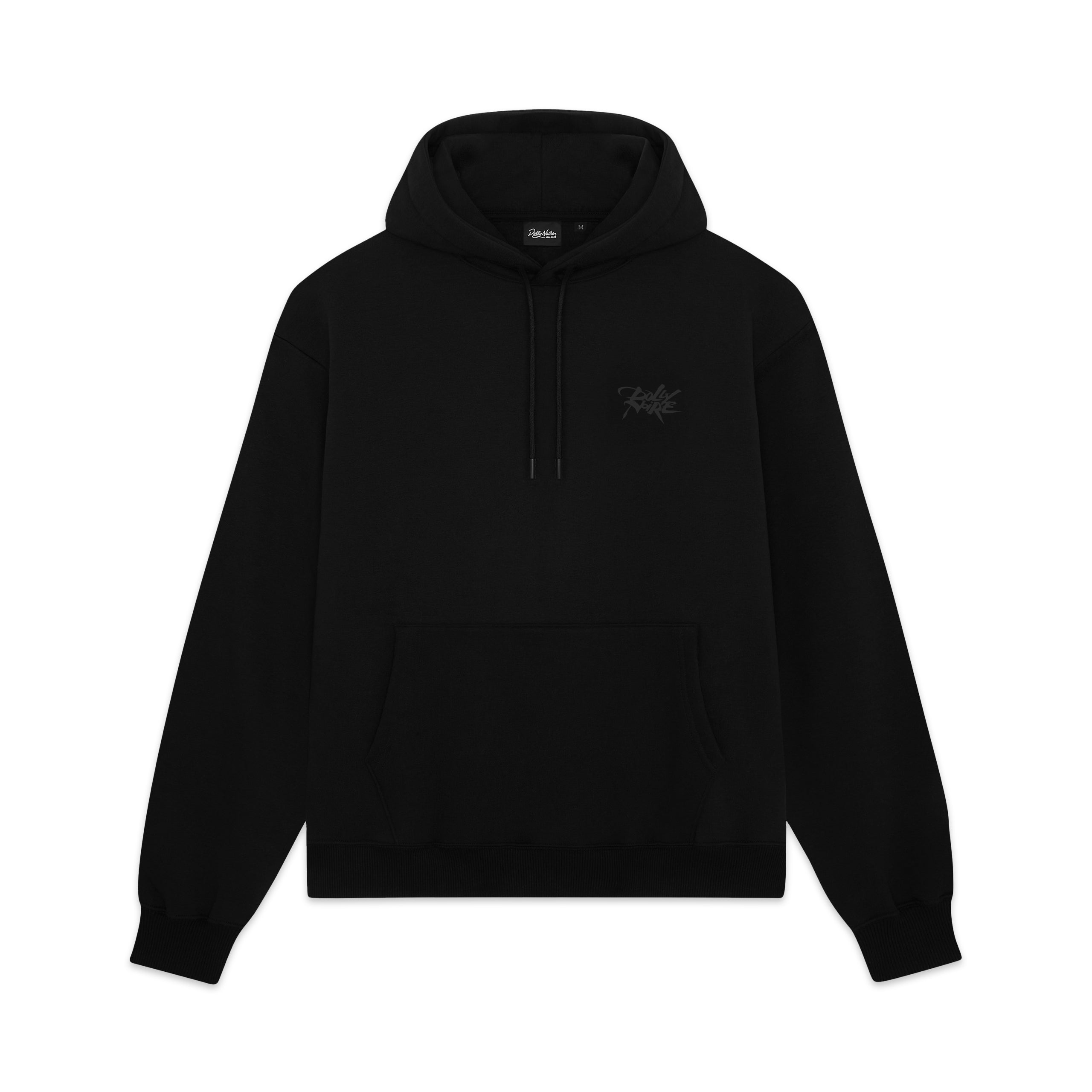 DOLLY NOIRE - HOODIE DLYNR BRUSHSTROKE - NERO