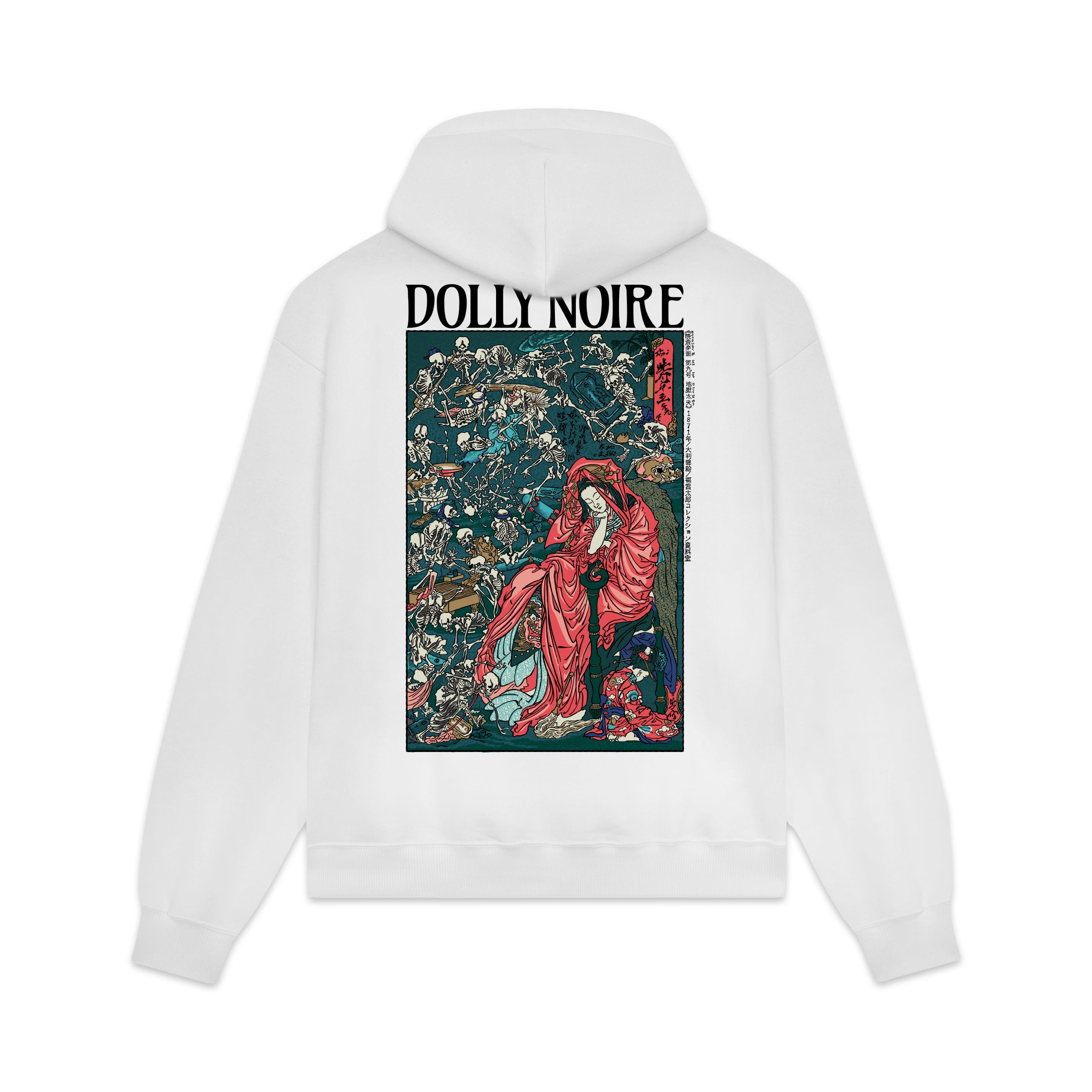 DOLLY NOIRE - HOODIE DAYU JIGOKU - BIANCO