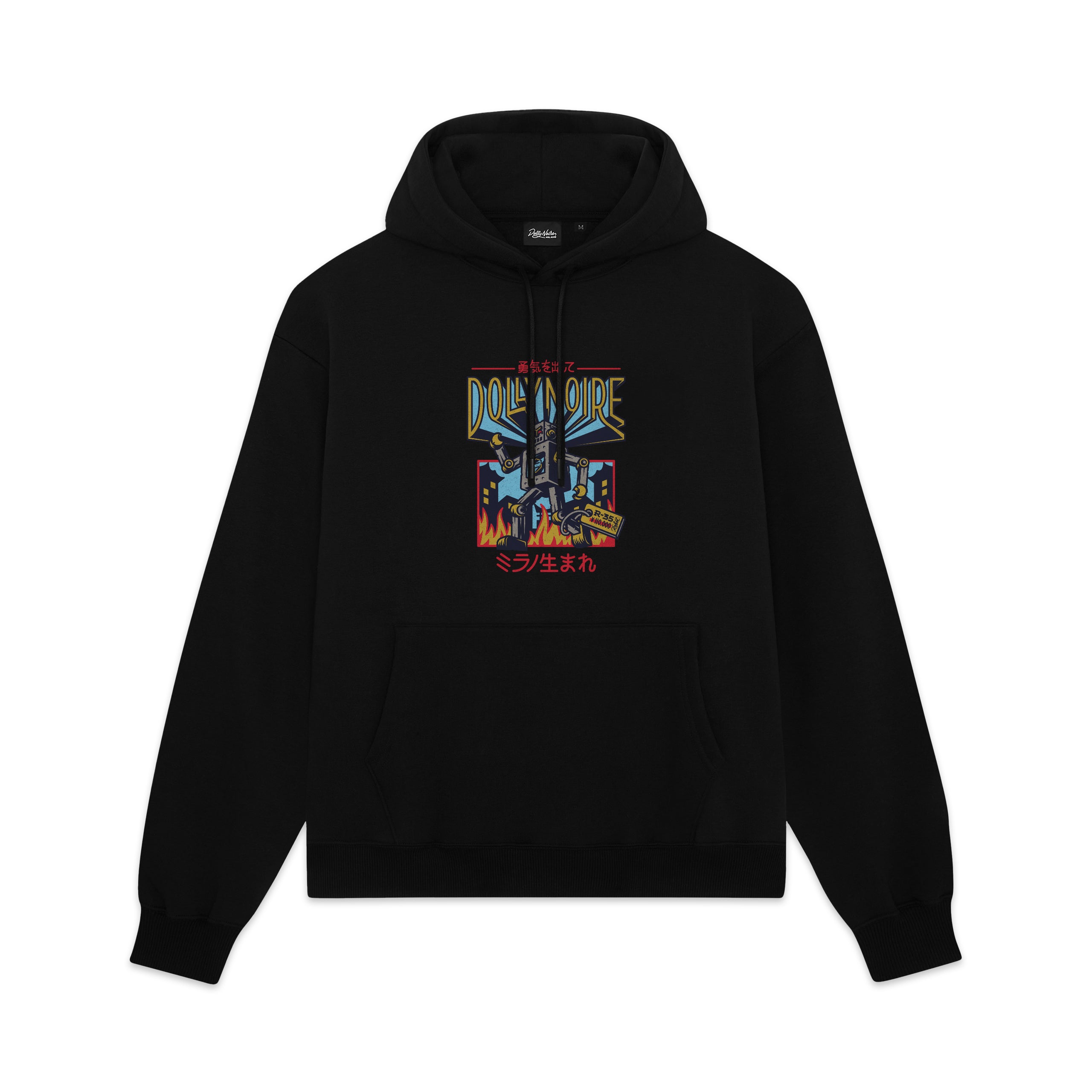 DOLLY NOIRE - HOODIE KIKAI-NO-YAKI - NERO