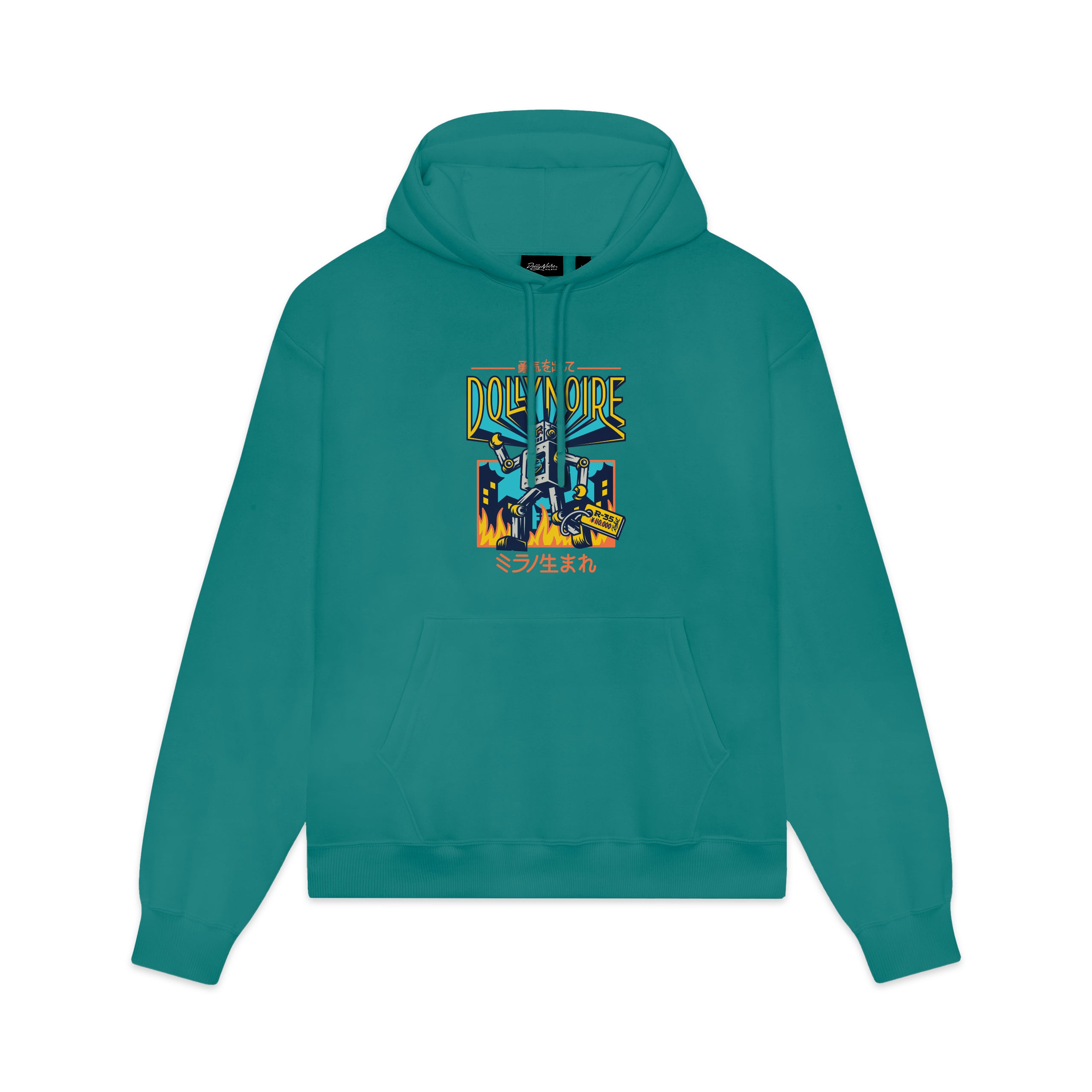 DOLLY NOIRE - HOODIE KIKAI-NO-YAKI - BLU
