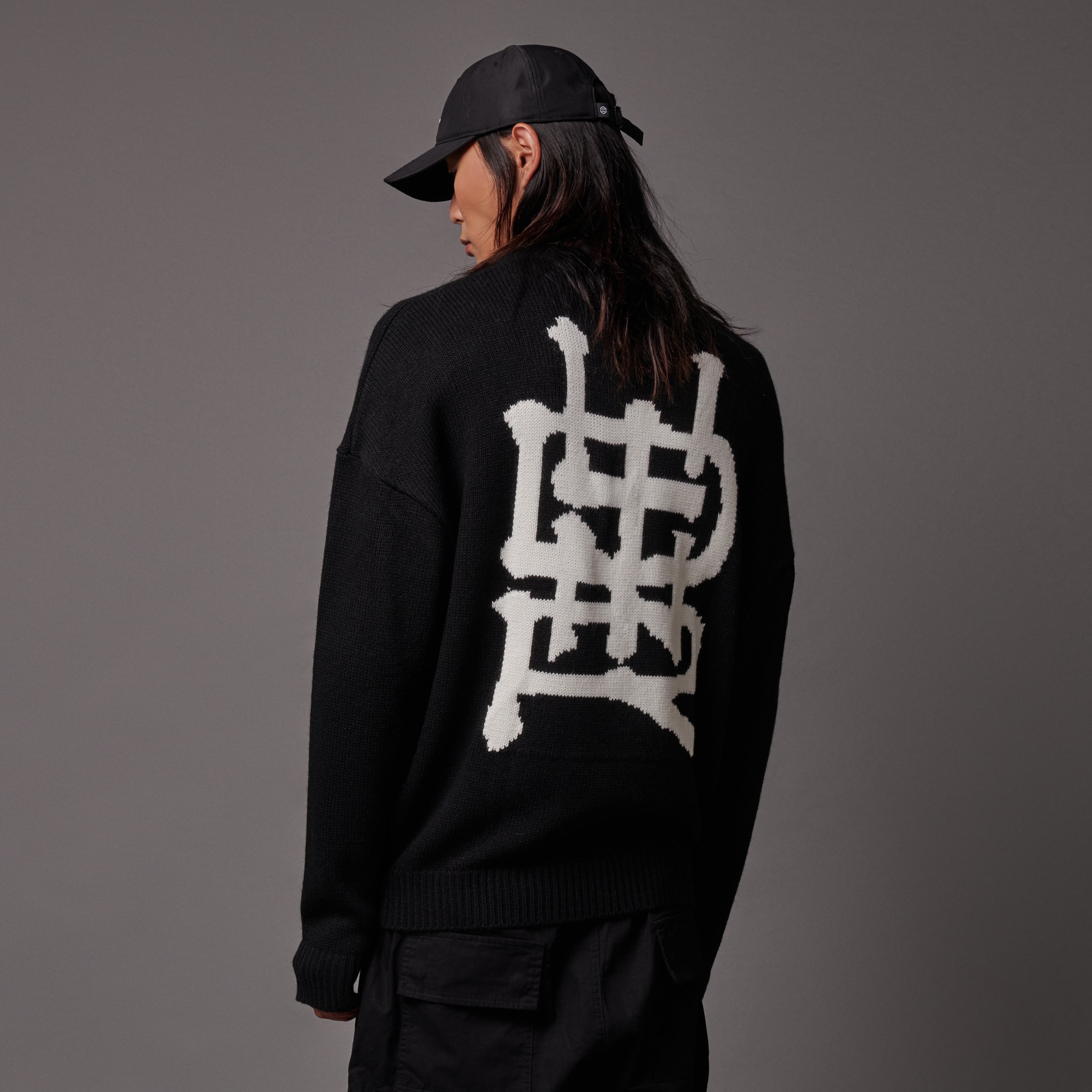 DOLLY NOIRE - SWEATER LB STAMP - NERO