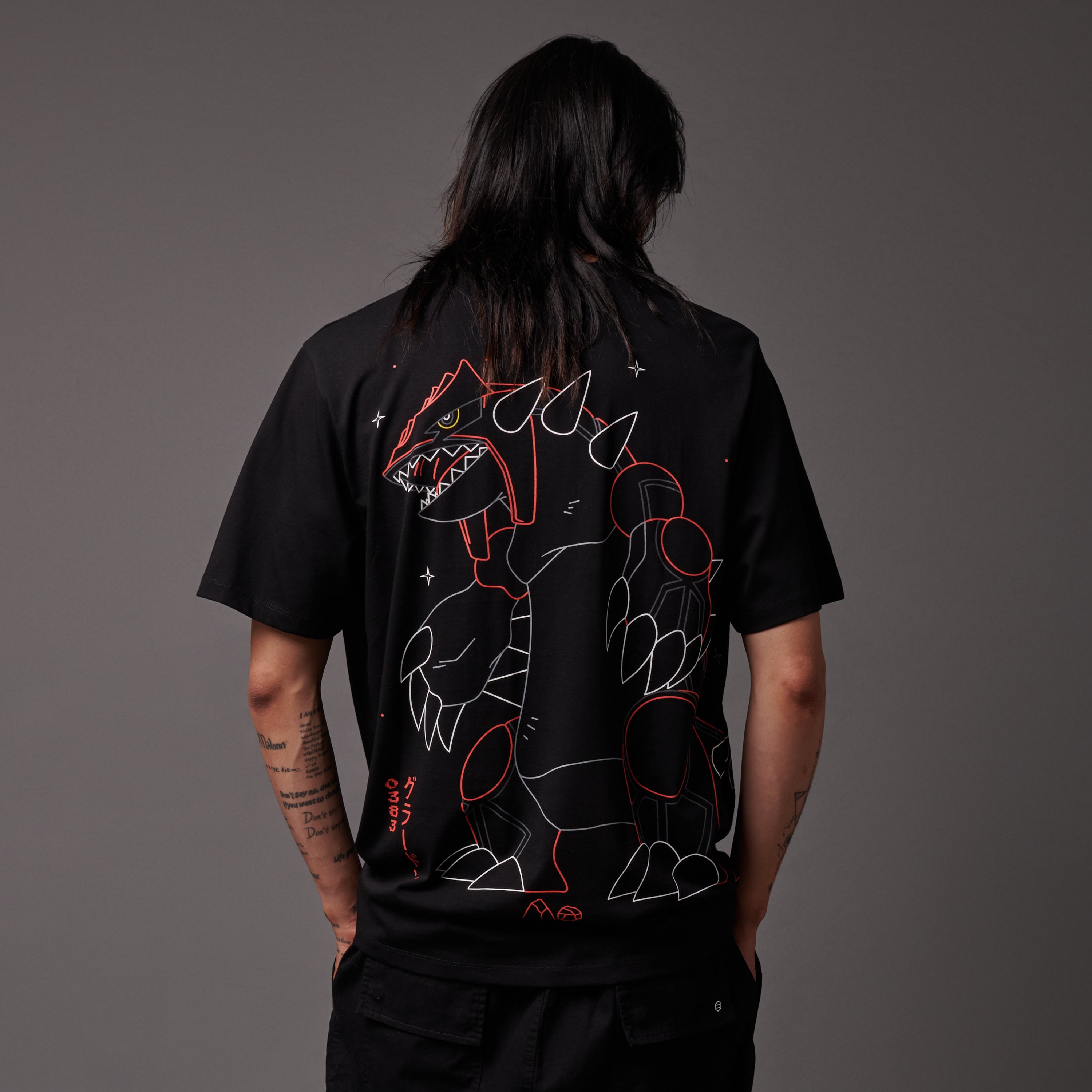 DOLLY NOIRE - T-SHIRT GROUDON - NERO