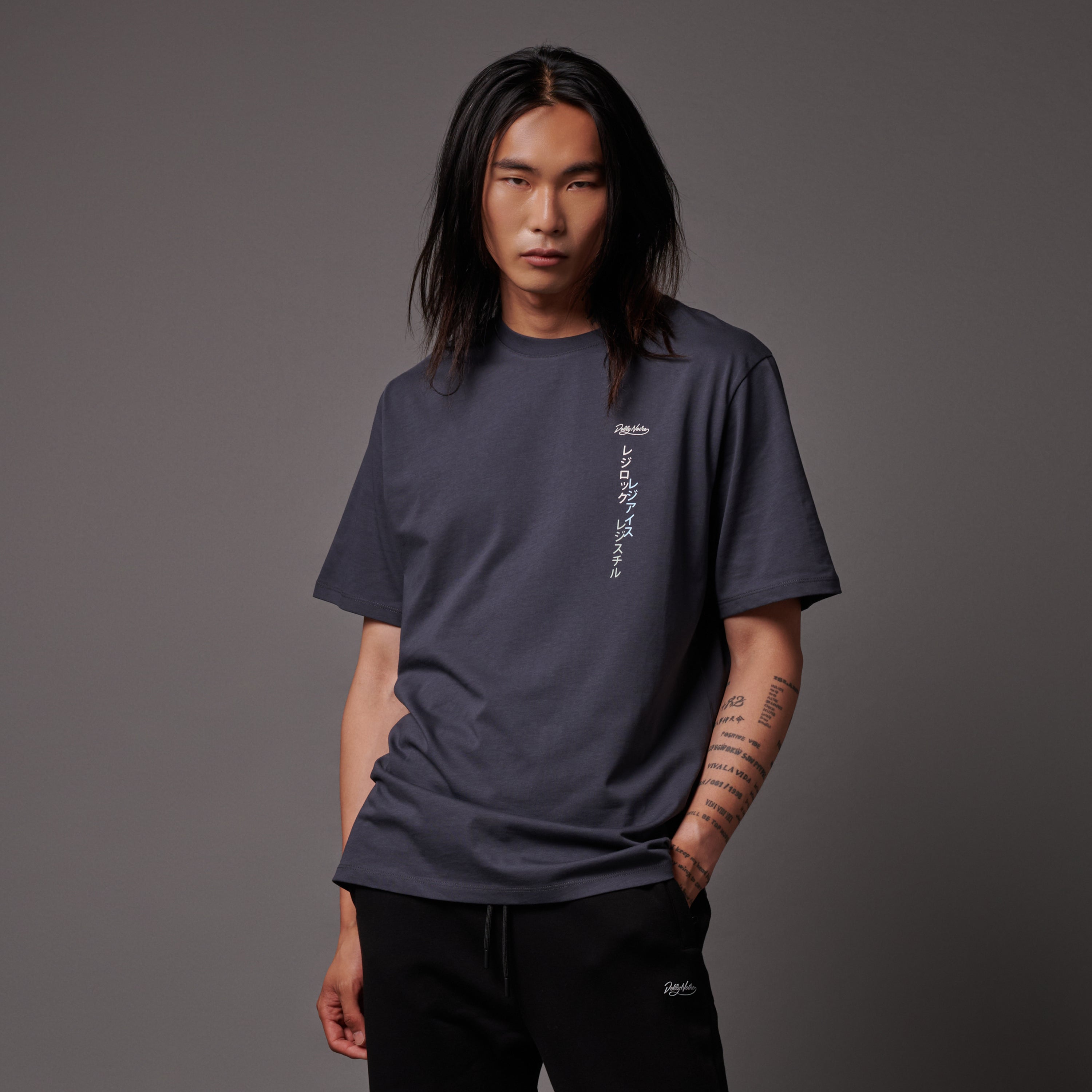 DOLLY NOIRE - T-SHIRT REGI - GRIGIO