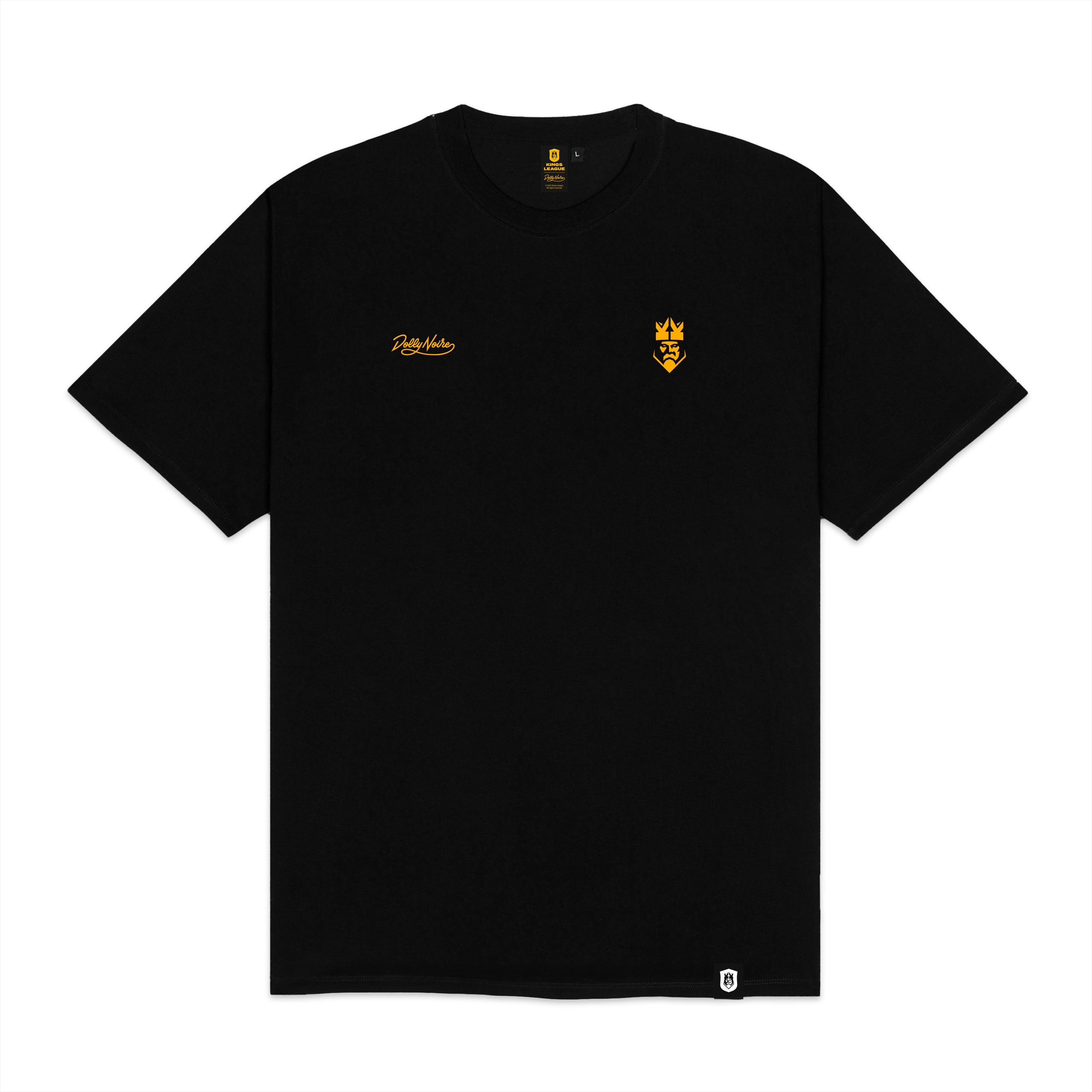 DOLLY NOIRE - T-SHIRT KINGS LEAGUE OFFICIAL - NERO