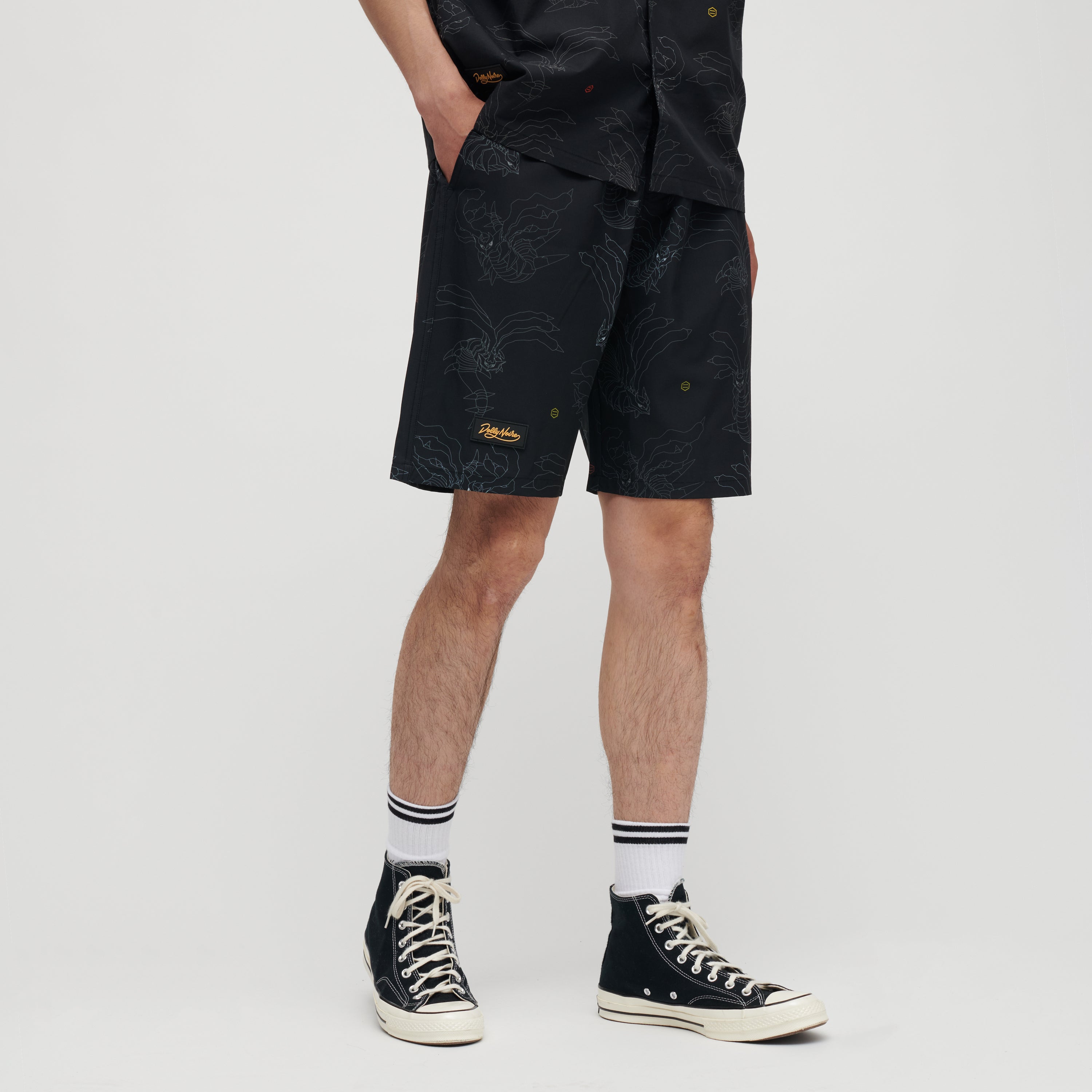 DOLLY POKEMON - SHORTS TECHNO GIRATINA PATTERN