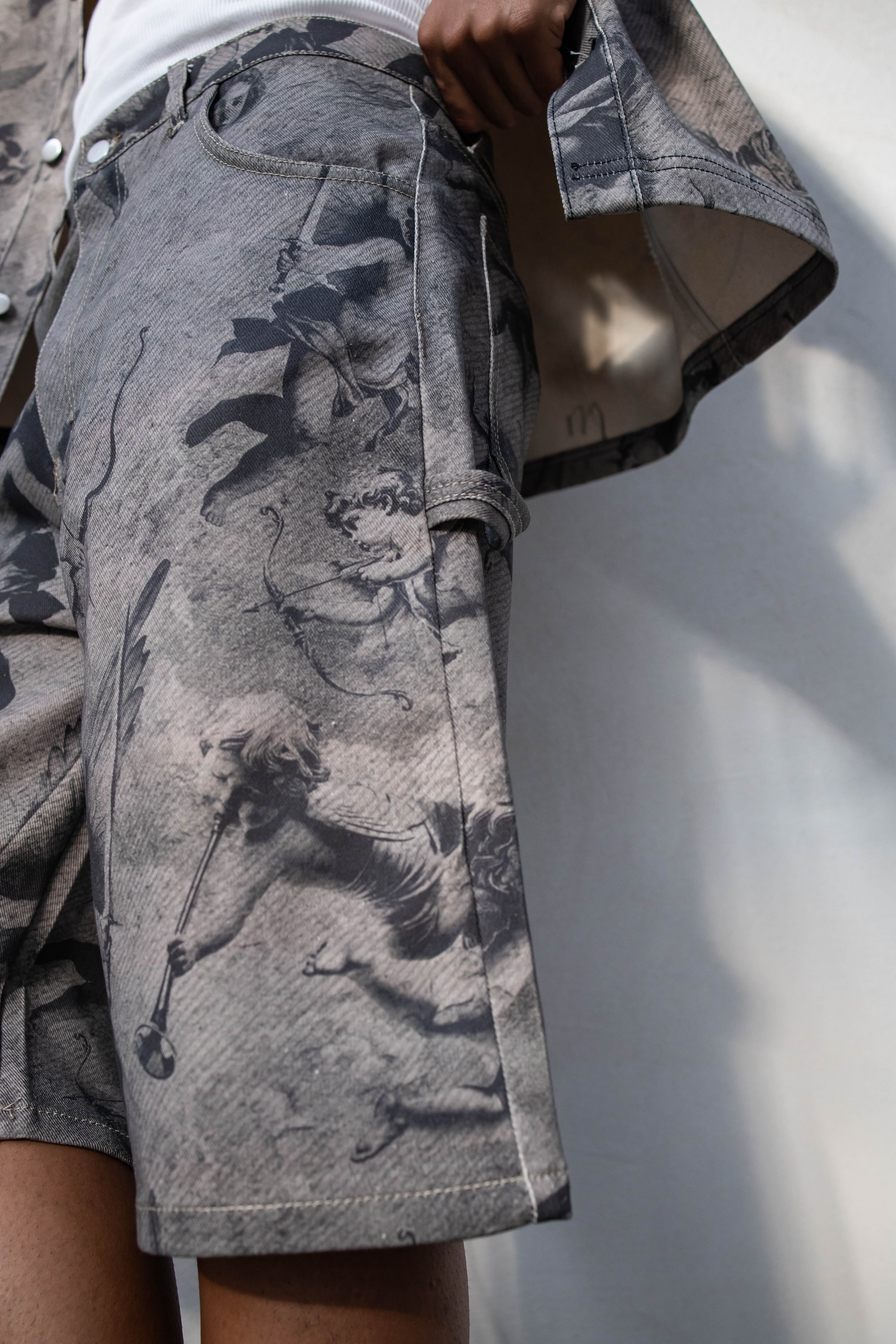 NO BRAND - SHORTS ANGELS - FERRO