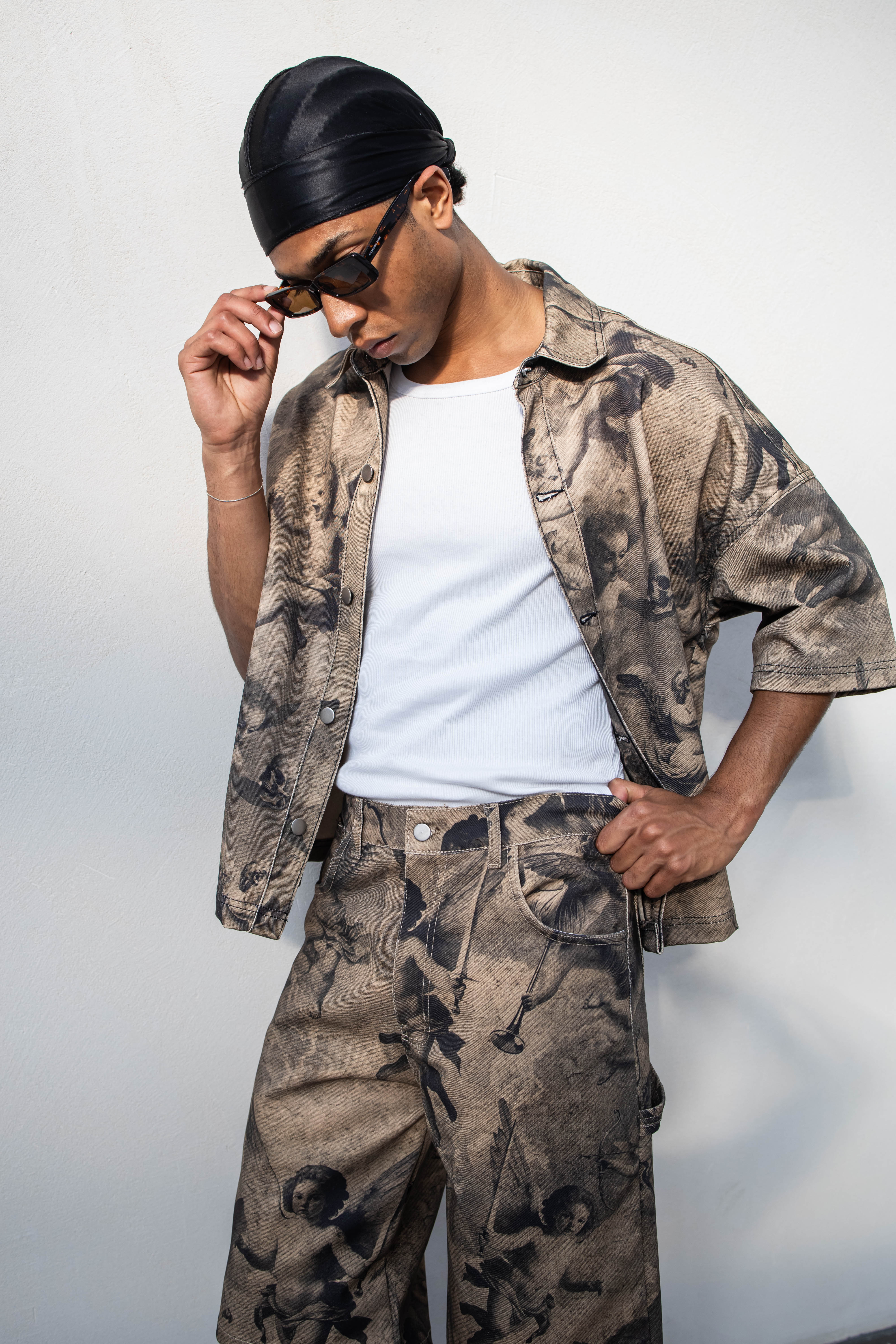 NO BRAND - CAMICIA ANGELS - BRONZO