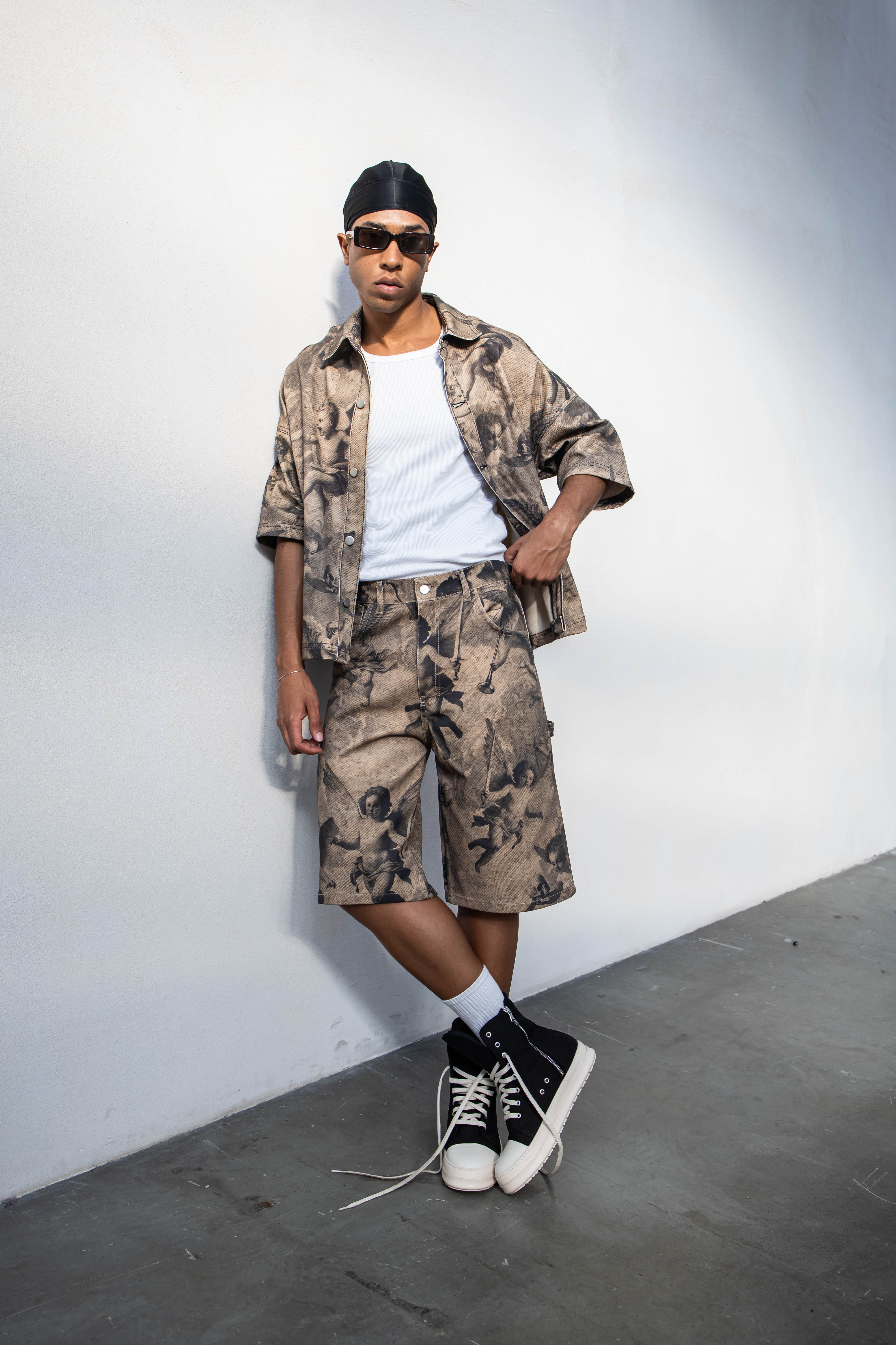 NO BRAND - SHORTS ANGELS - BRONZO