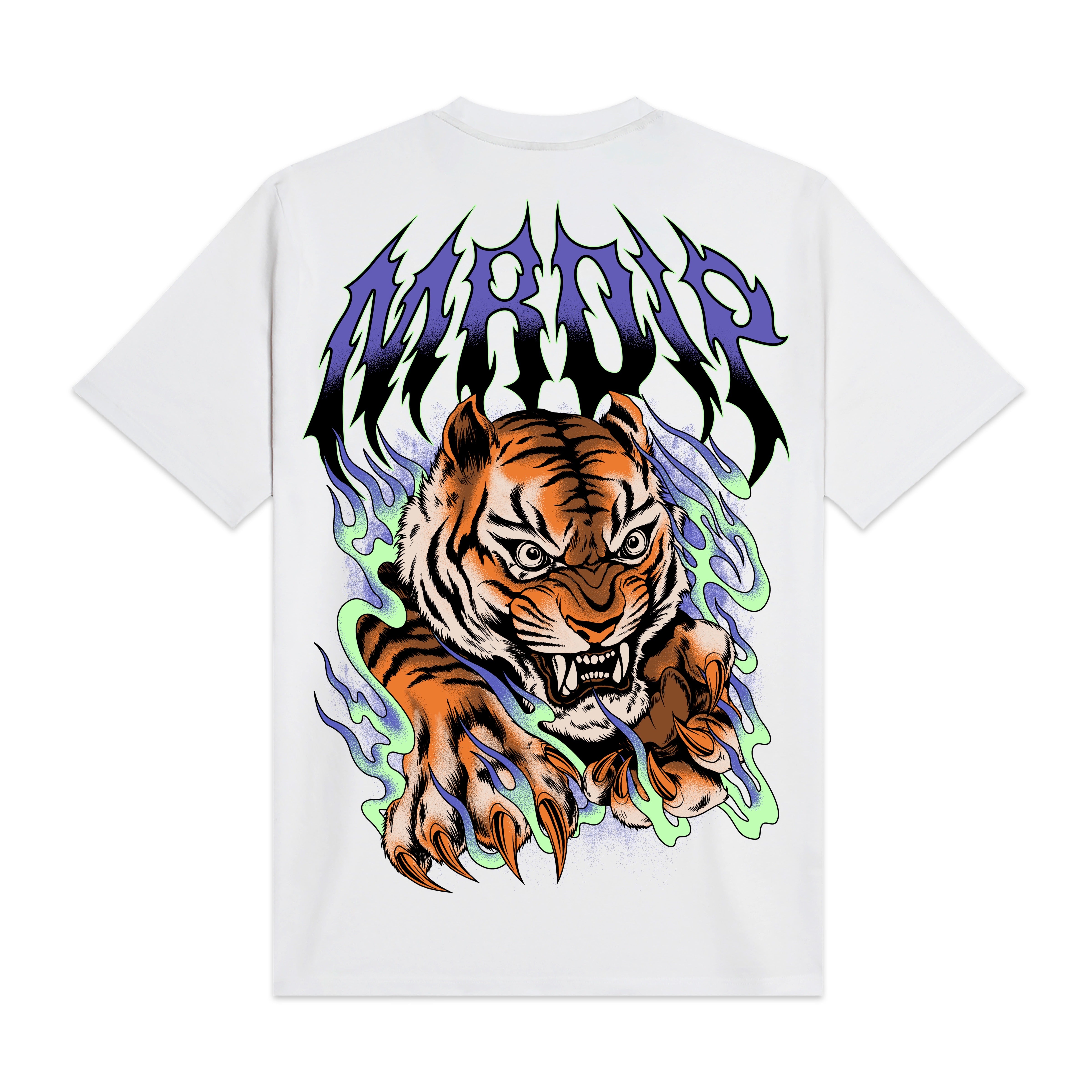 MRDIP - T-SHIRT LEGENDARY TIGER - BIANCO