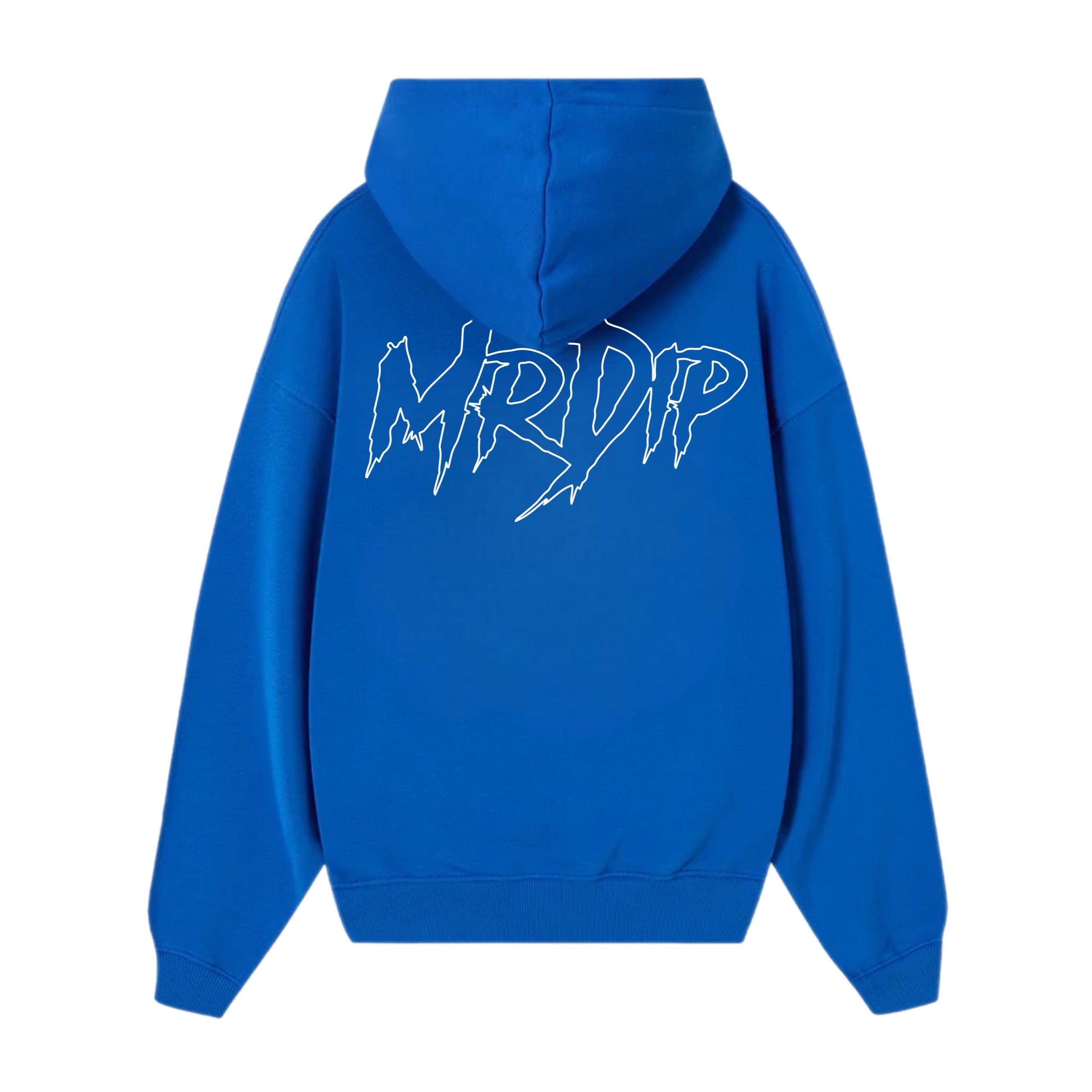 MRDIP - FELPA BOXYFIT DOUBLE EMPTY LOGO - BLU