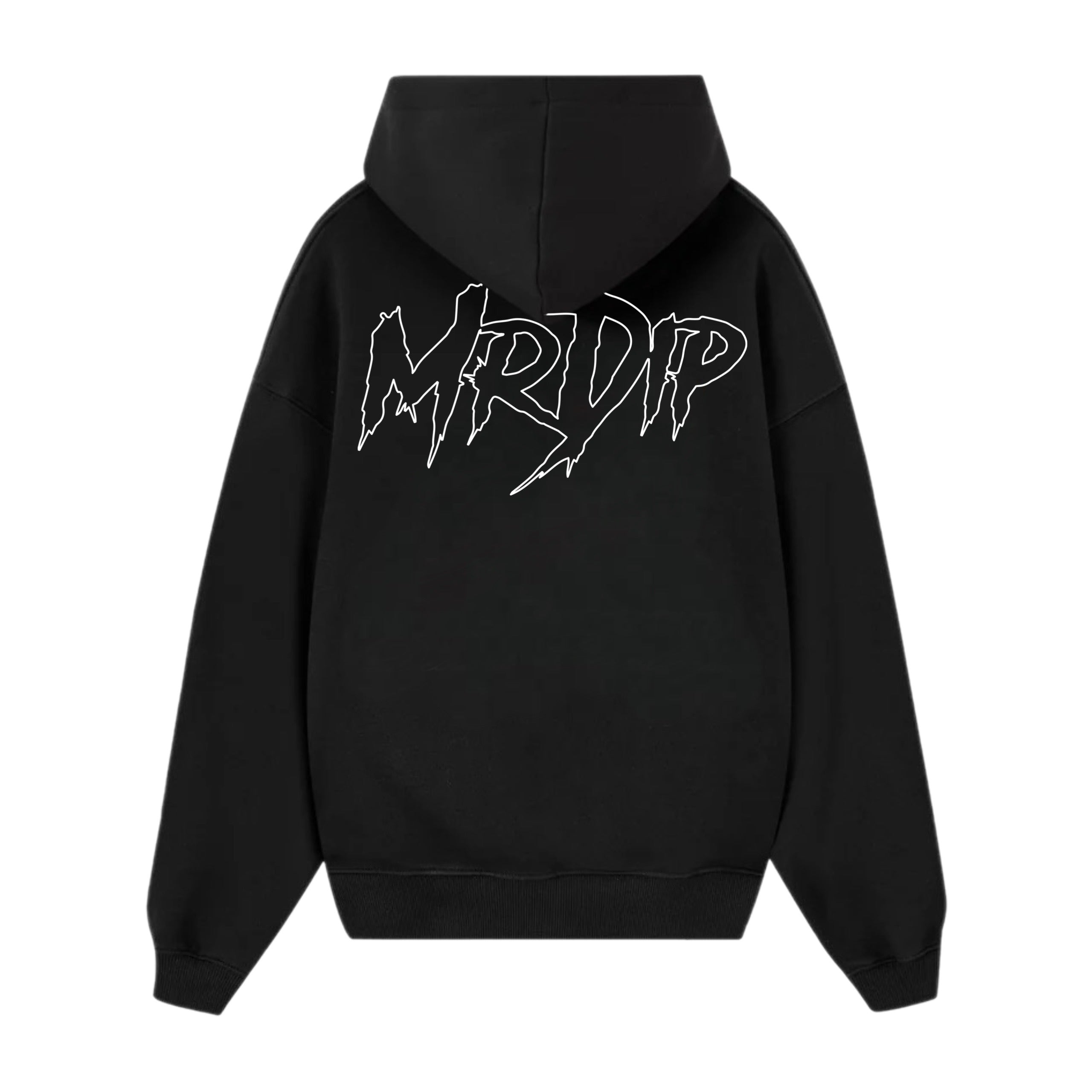 MRDIP - FELPA BOXYFIT DOUBLE EMPTY LOGO - NERO