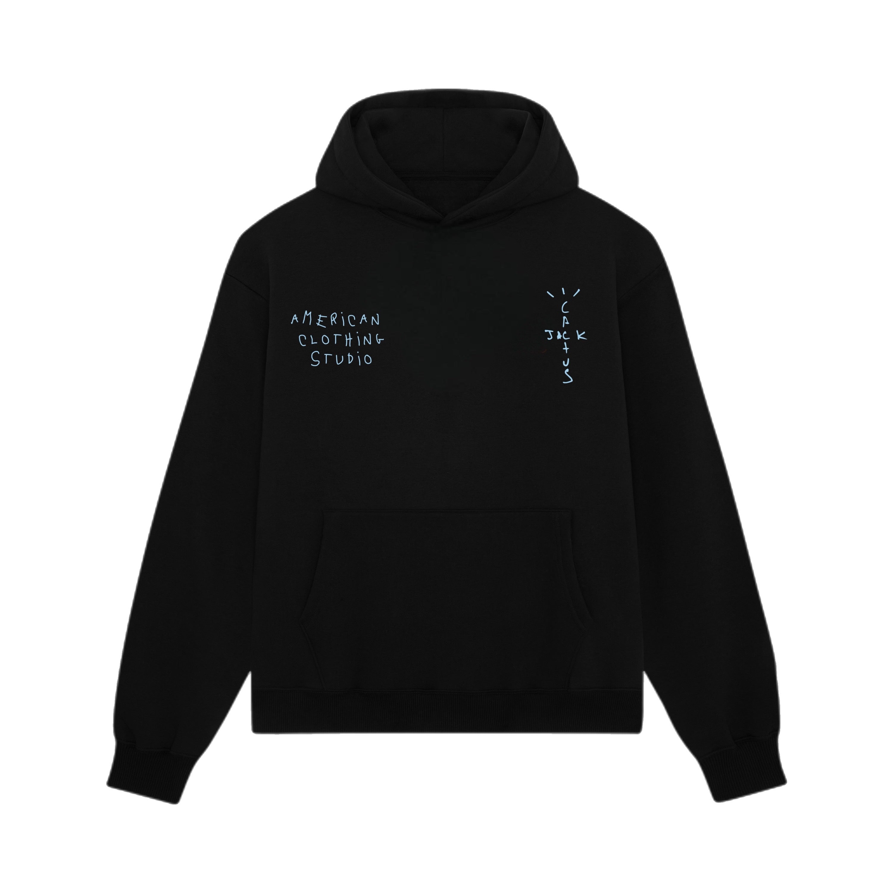 AMERICAN CLOTHING STUDIO - HOODIE TRAVIS 2 - NERO