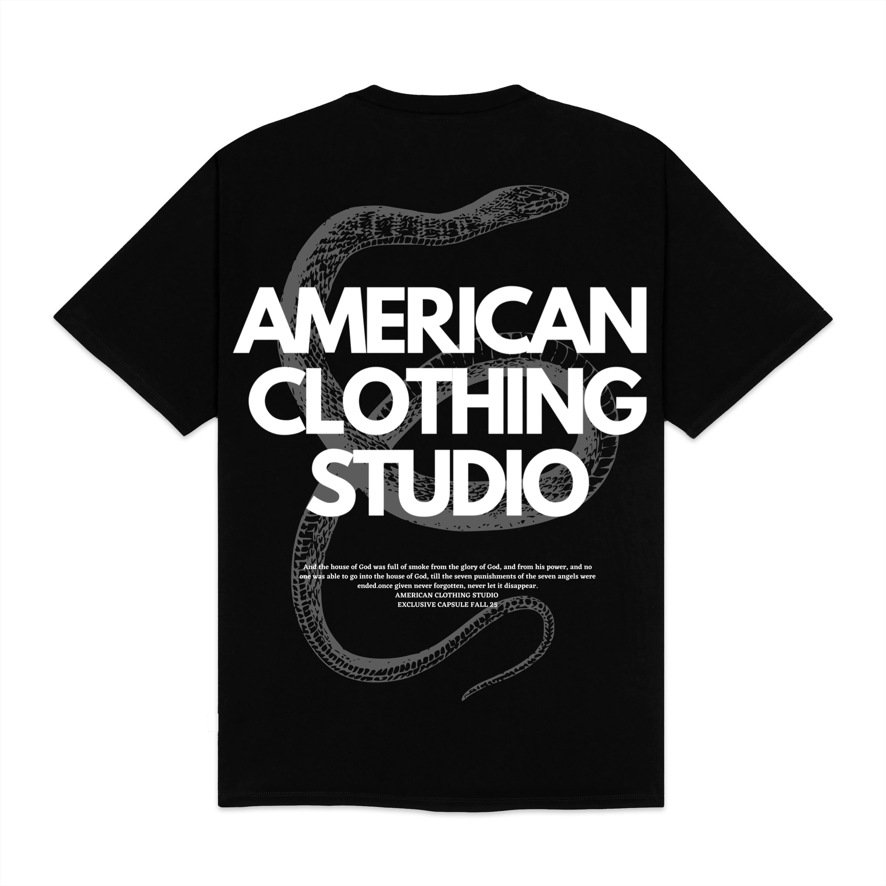 AMERICAN CLOTHING STUDIO - T-SHIRT APOCALYPS - NERO