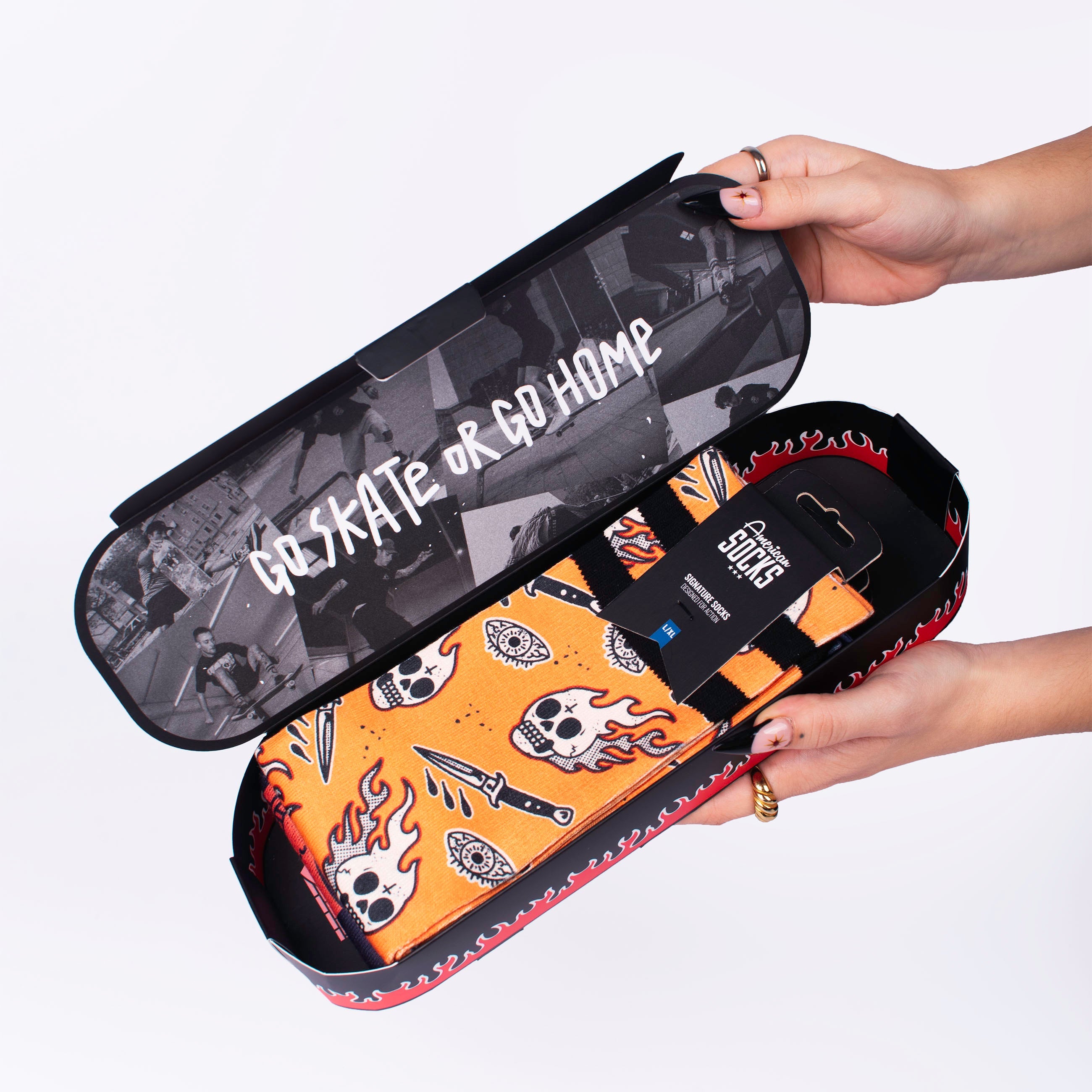 AMERICAN SOCKS - BOX CALZE SKATEBOARD - U