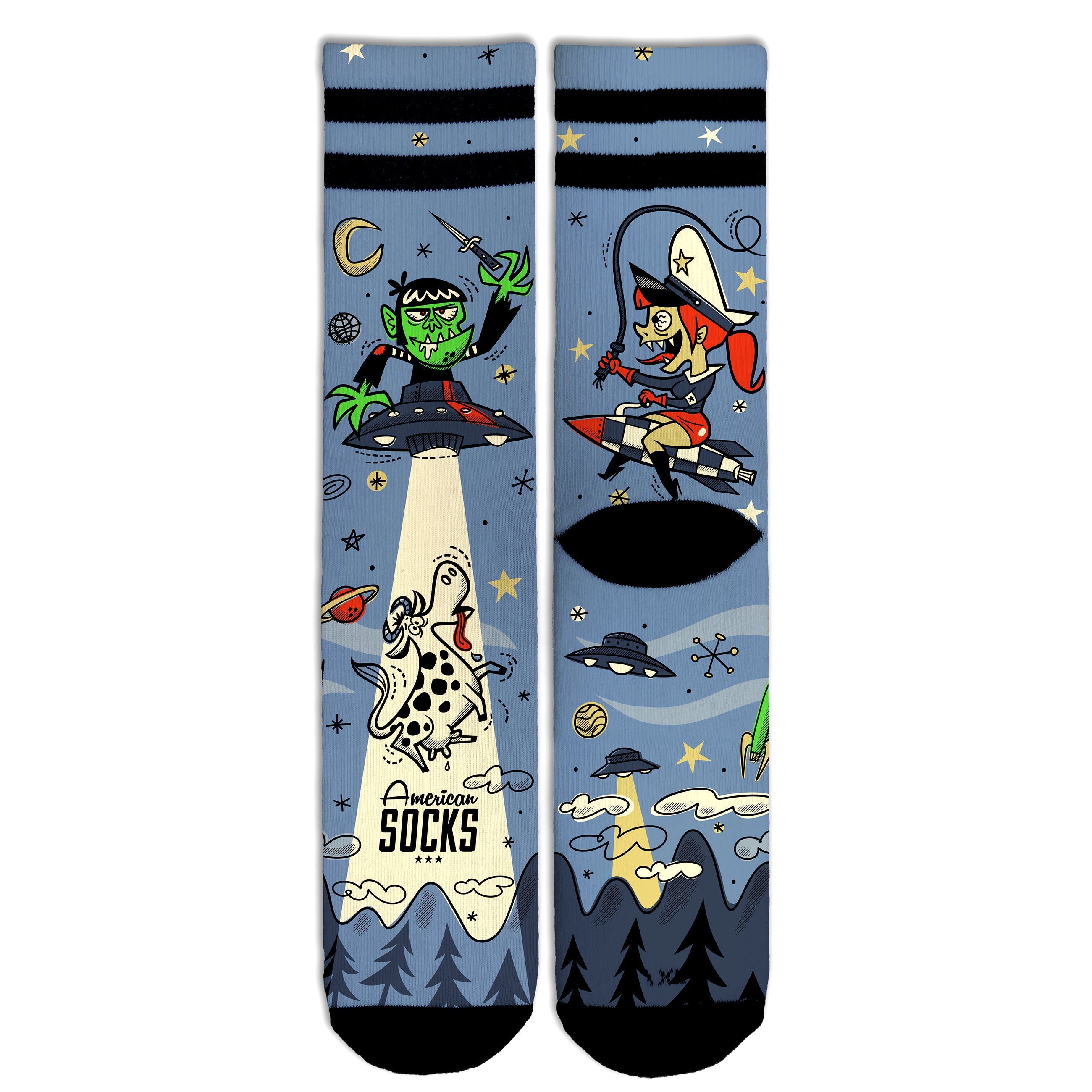 AMERICAN SOCKS - CALZE ALIEN SNATCH - U