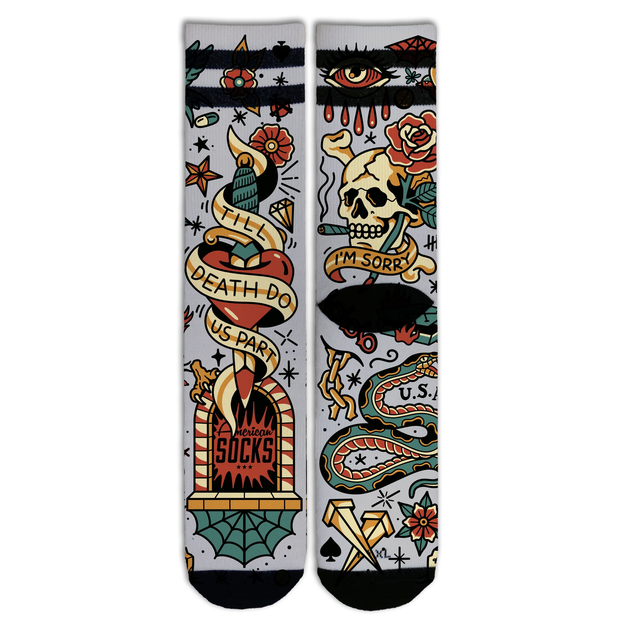 AMERICAN SOCKS - CALZE TILL DEATH DO - U