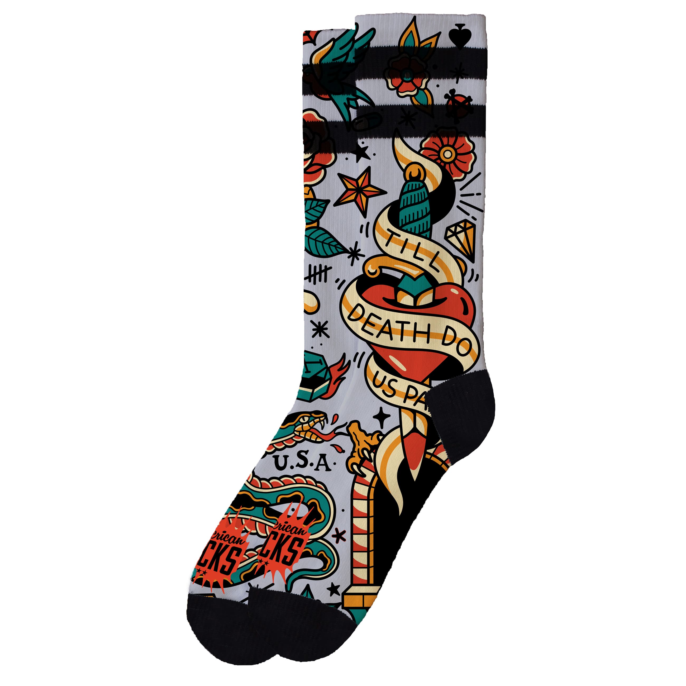 AMERICAN SOCKS - CALZE TILL DEATH DO - U