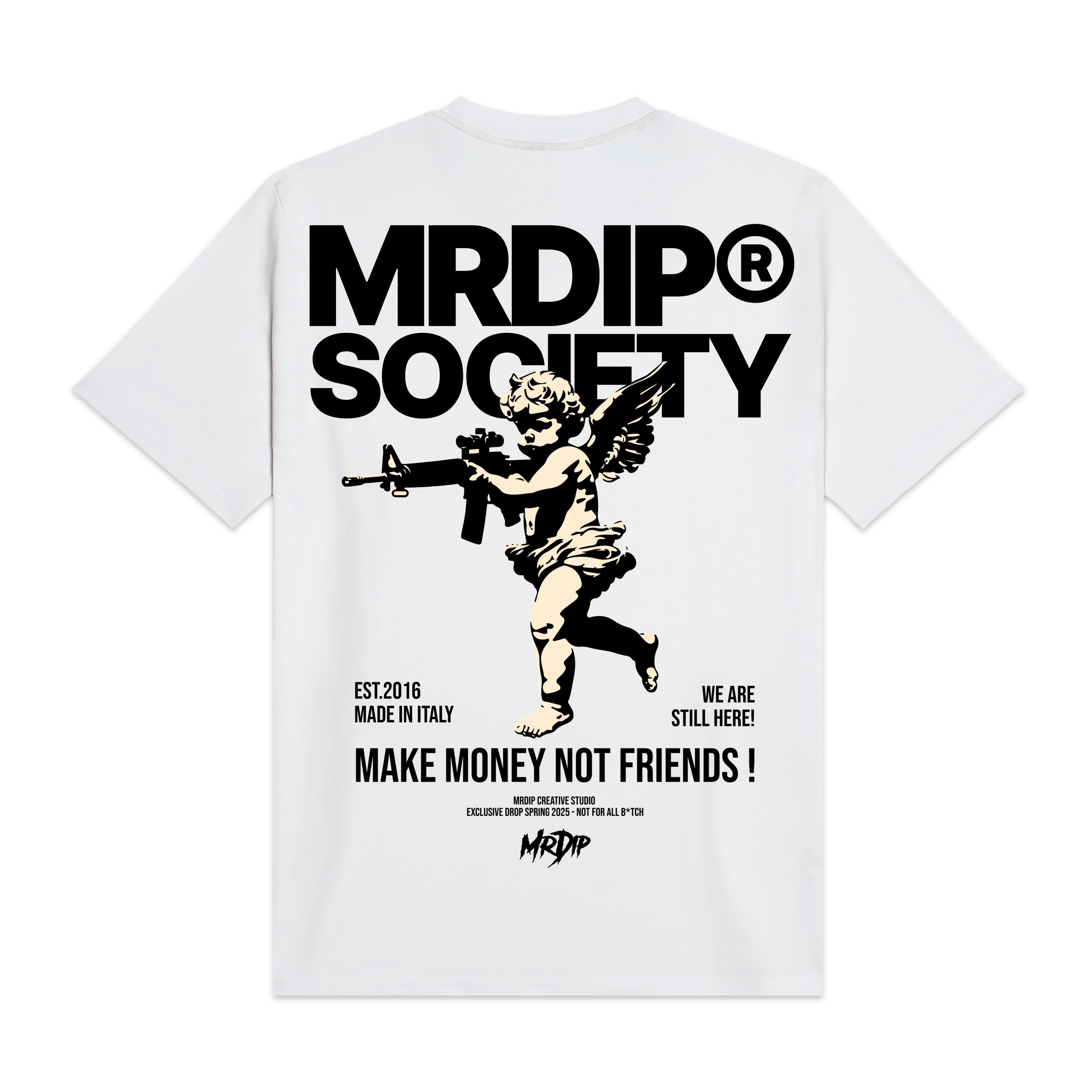 MRDIP - T-SHIRT BAD ANGEL - PANNA