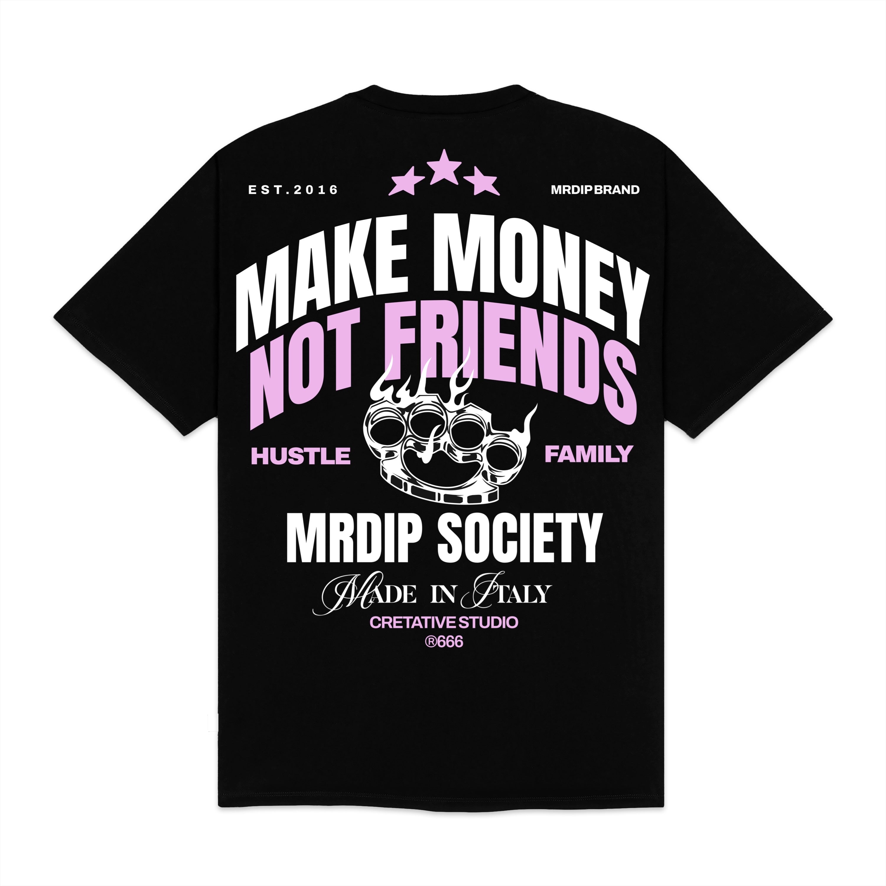 MRDIP - T-SHIRT MAKE MONEY - NERO